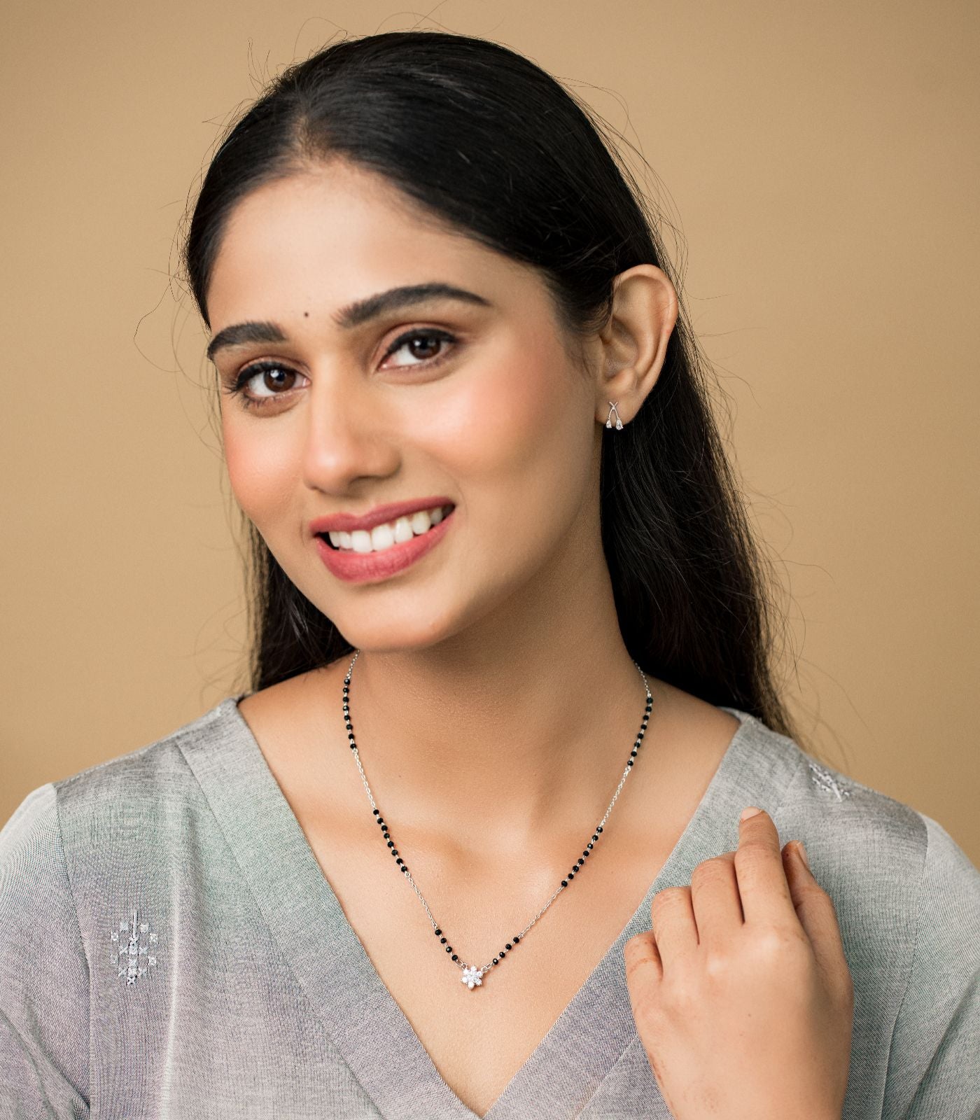 Daisy Love Mangalsutra (Silver)