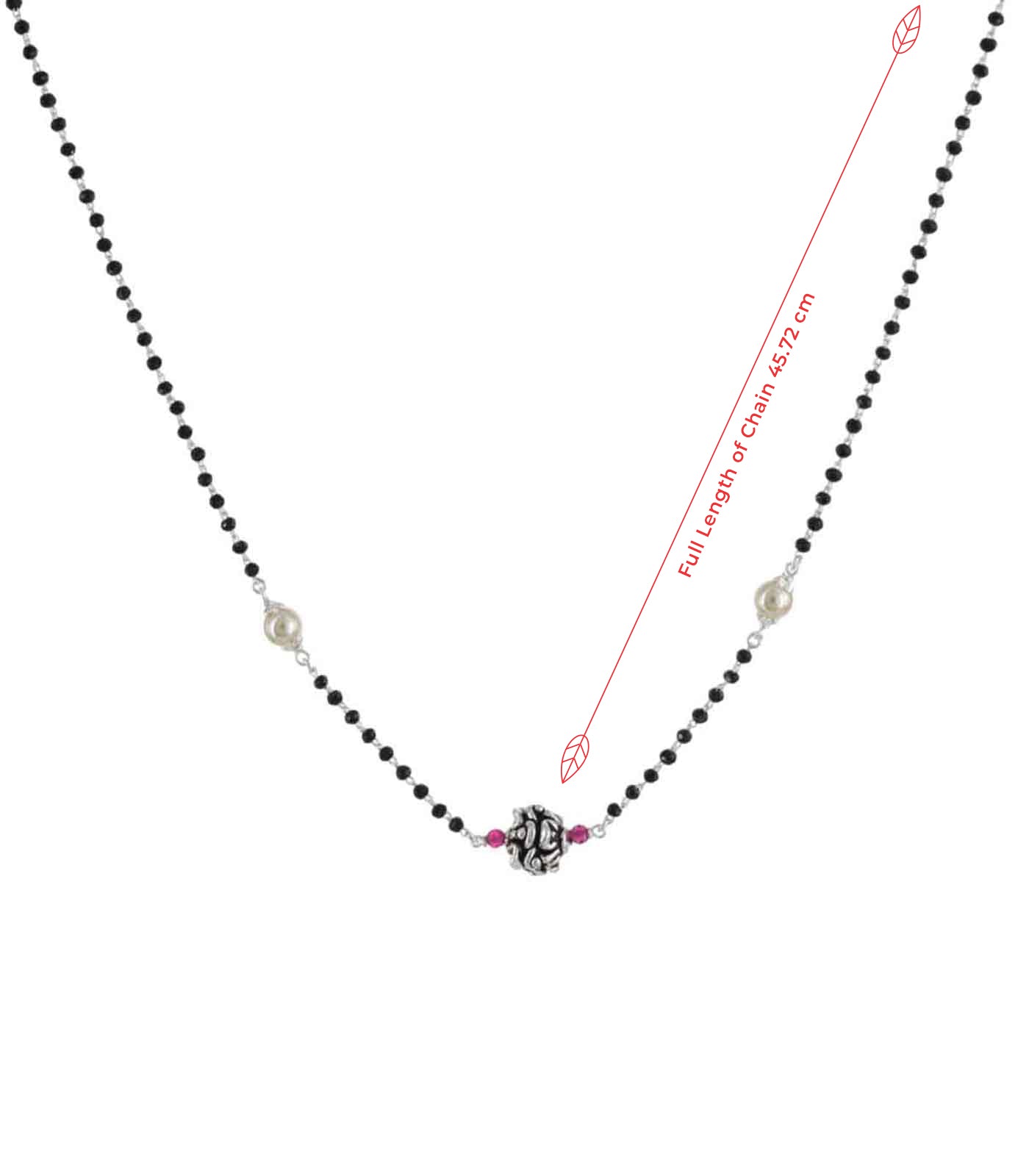 Single Orb Mangalsutra (Silver)