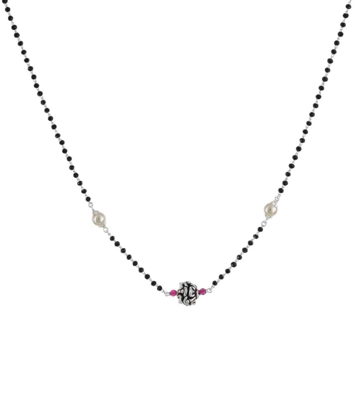 Single Orb Mangalsutra (Silver)