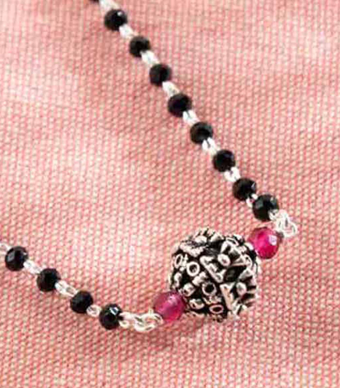 Single Orb Mangalsutra (Silver)