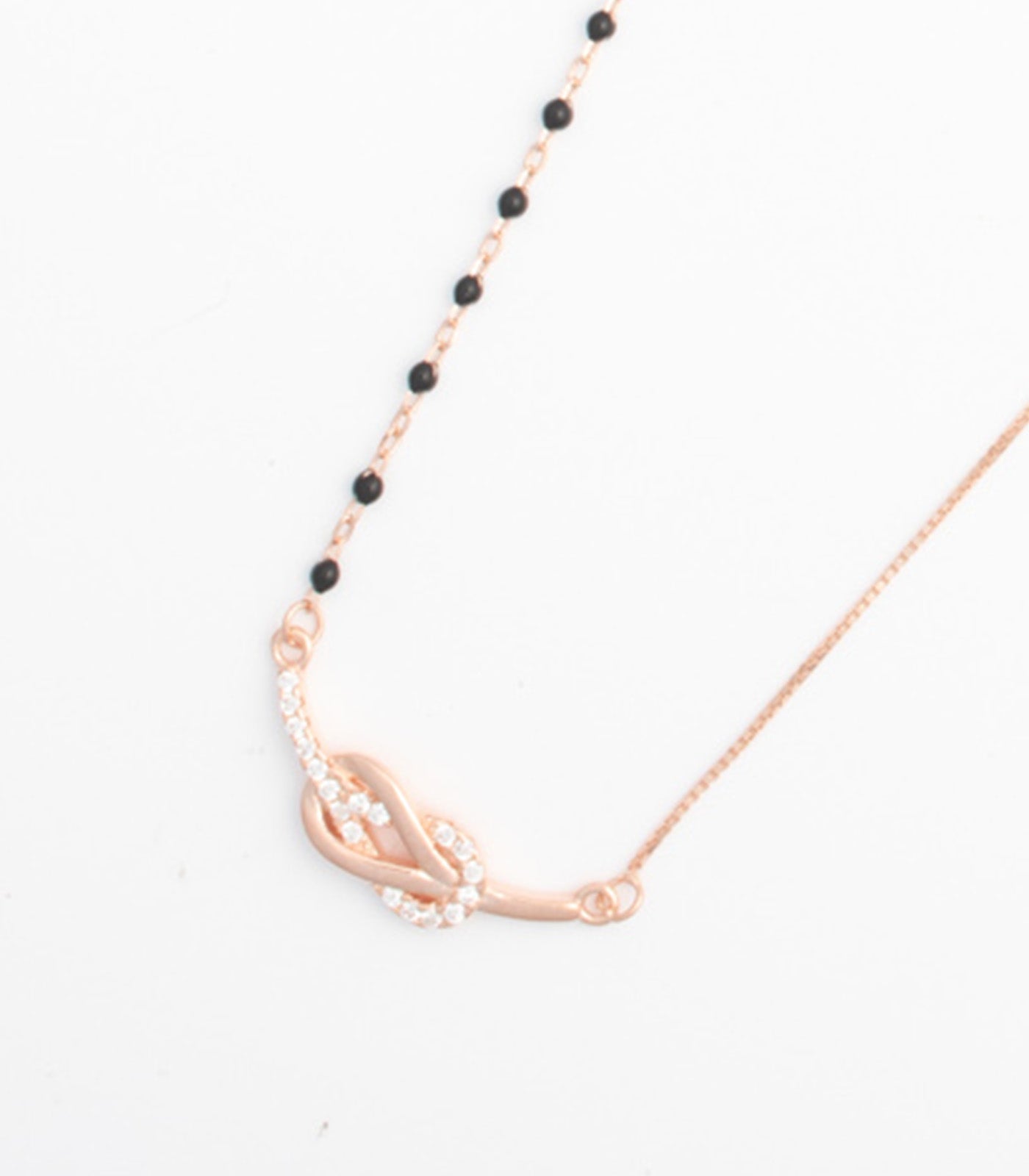 Infinity Stone Mangalsutra (Silver)