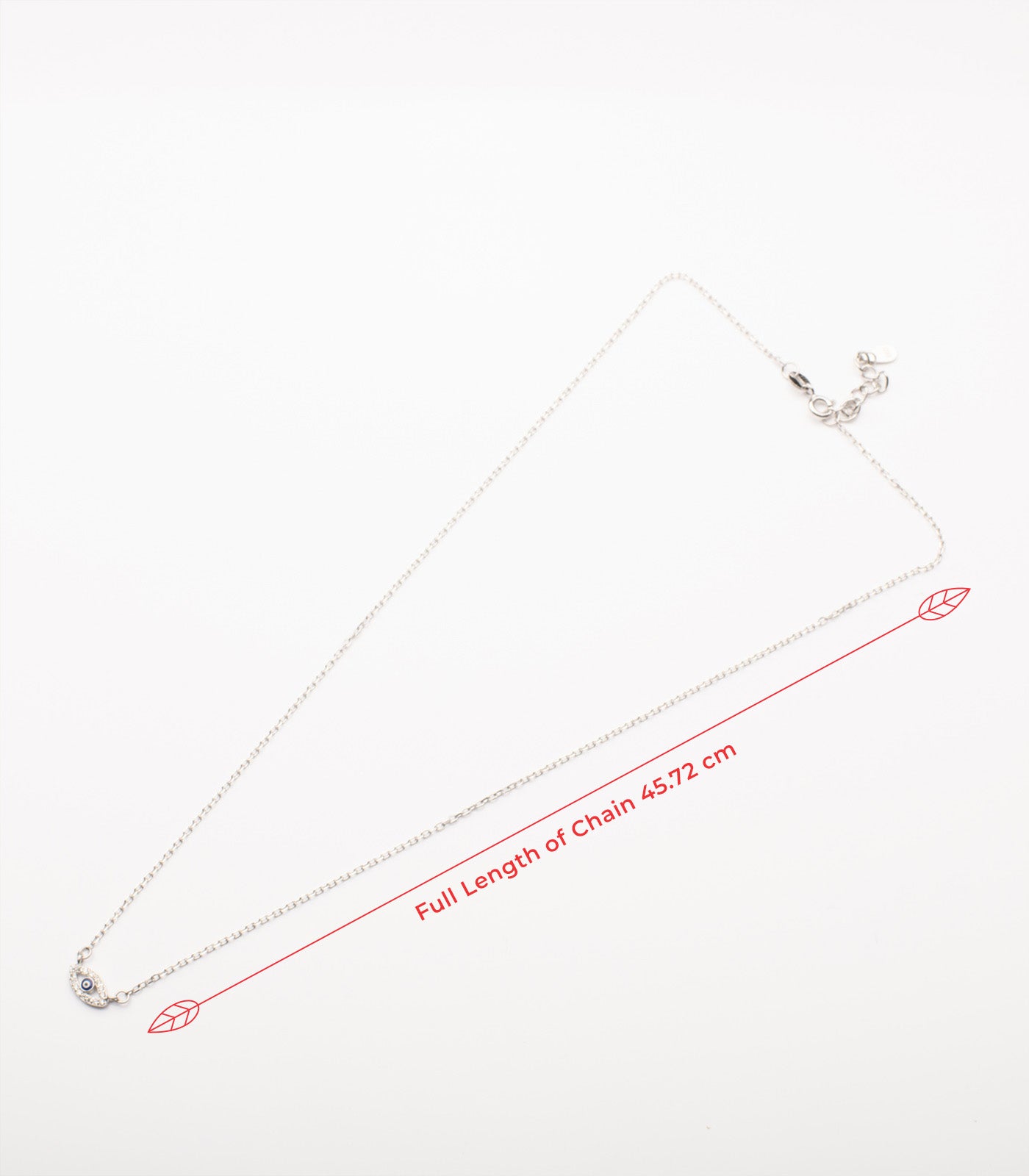 An Evil Eye Necklace (Silver)