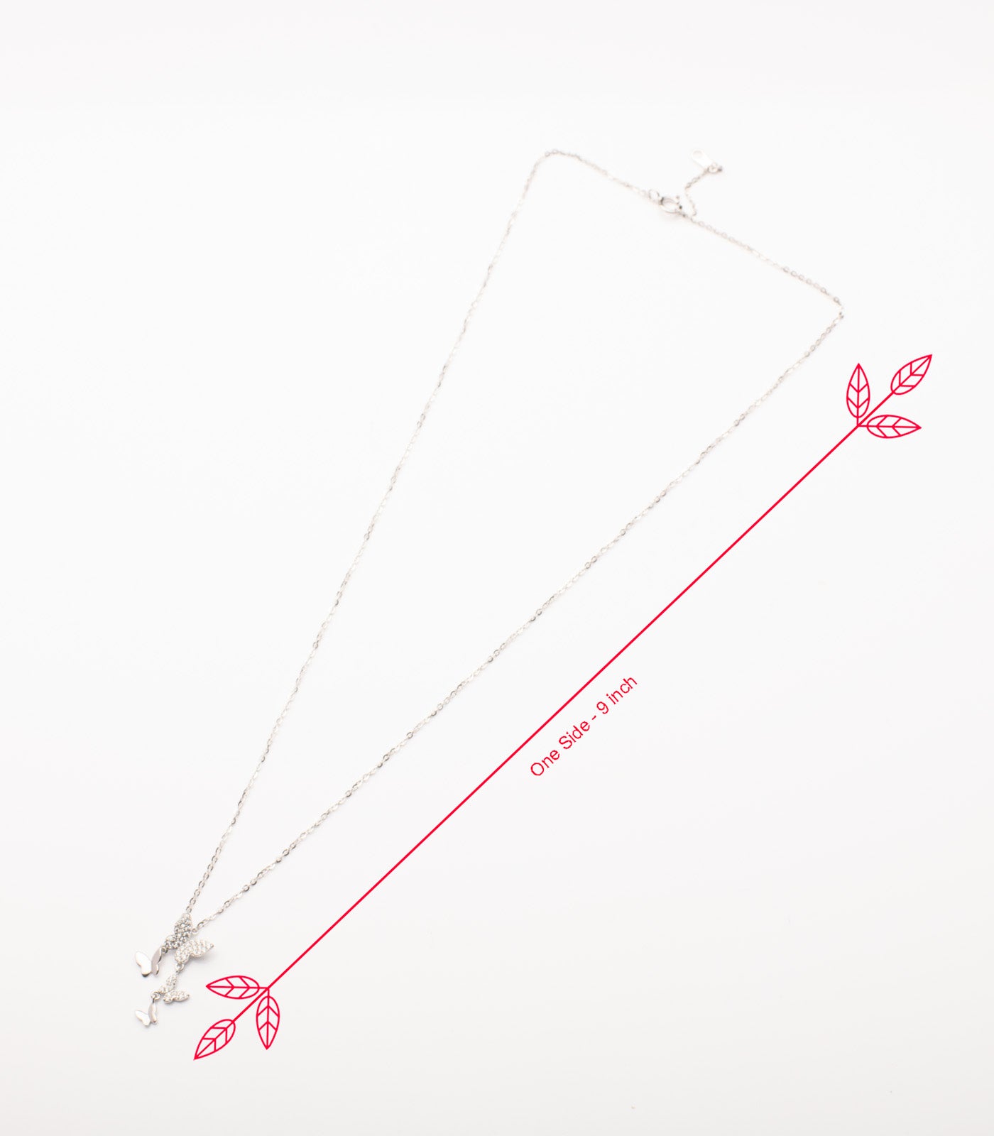 Flutter Necklace (Silver)