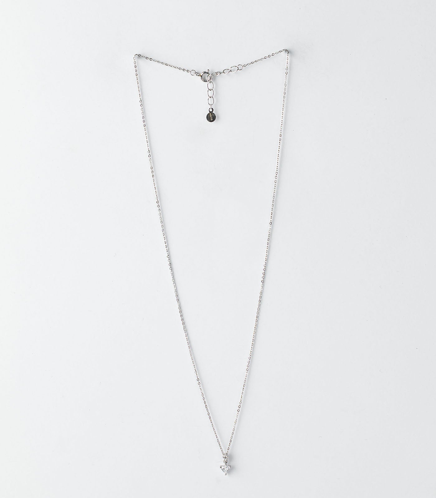Tiny Heart Necklace (Silver)