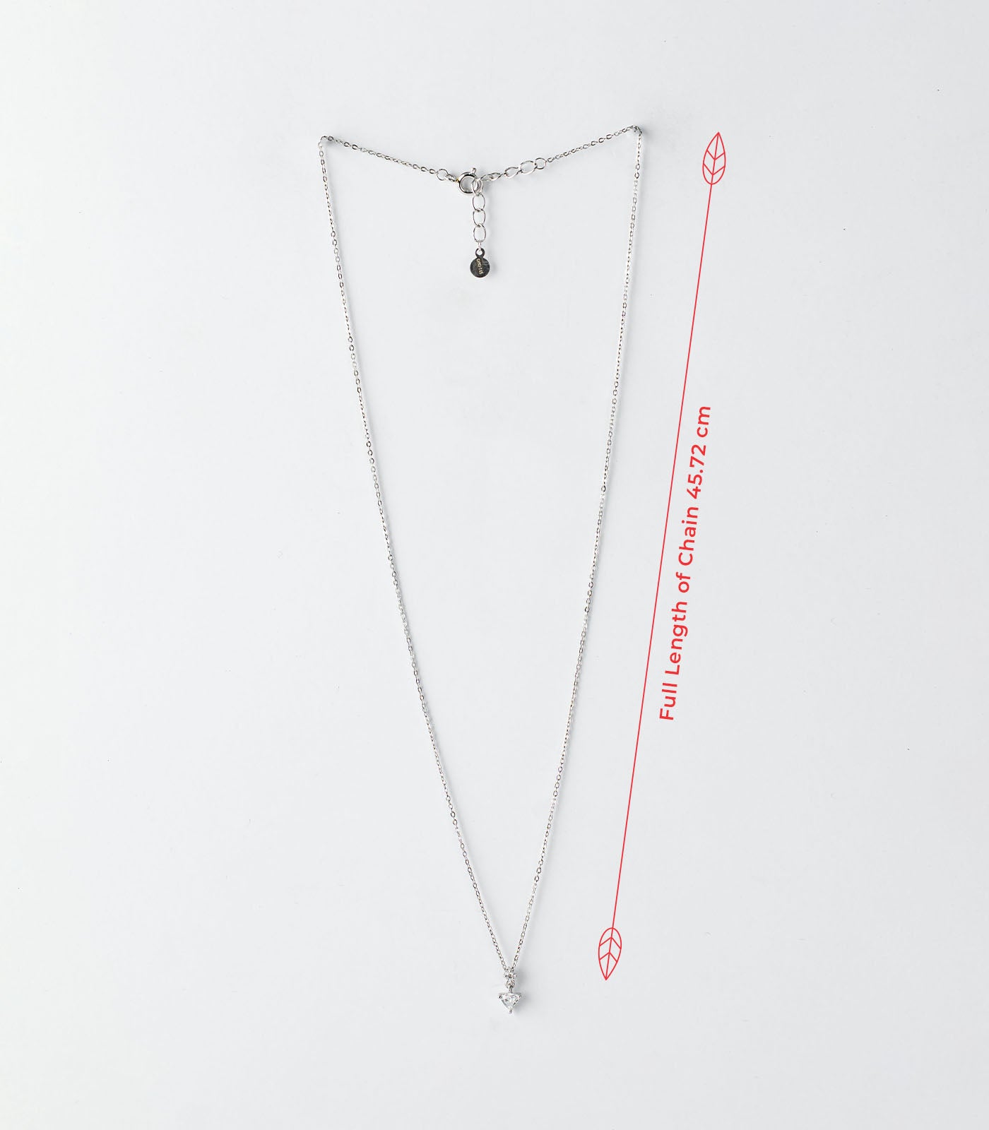 Tiny Heart Necklace (Silver)