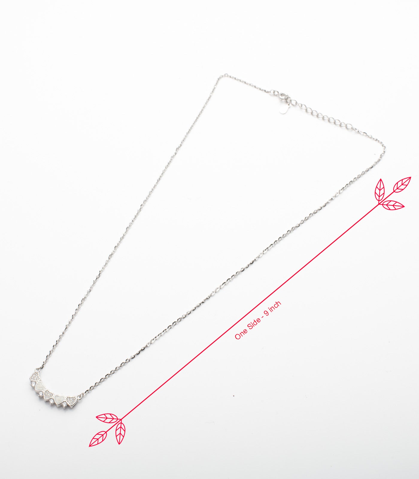 Heart Necklace (Silver)