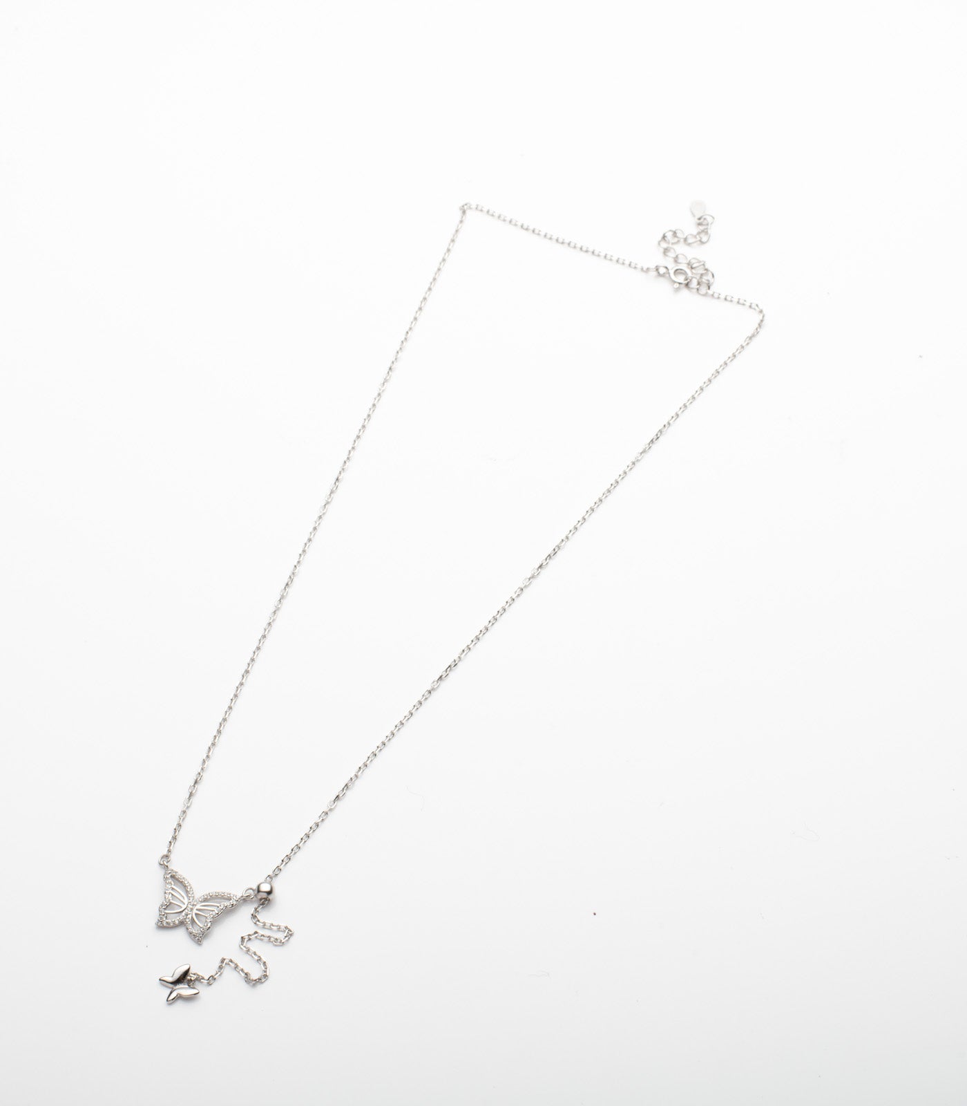Butterfly Necklace (Silver)
