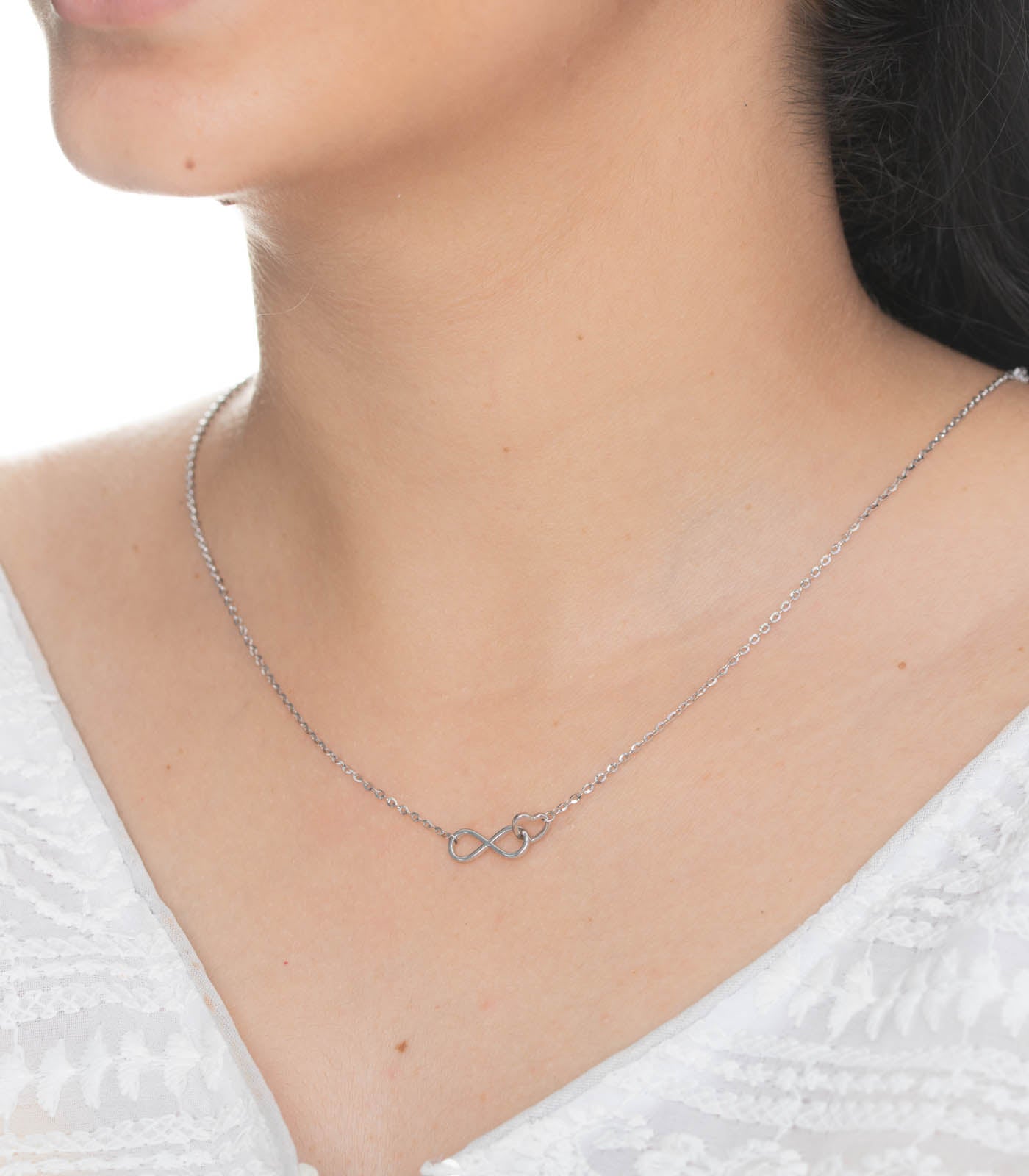 Infinite Love Necklace (Silver)