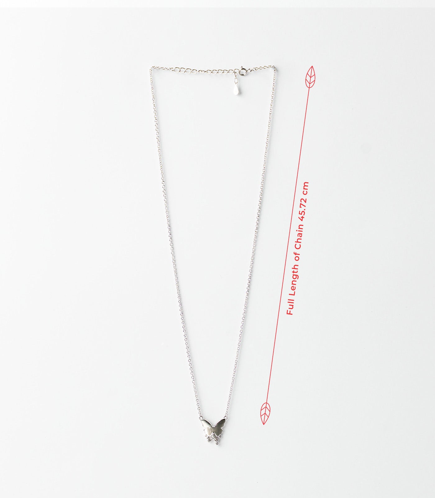 Butterfly Necklace (Silver)