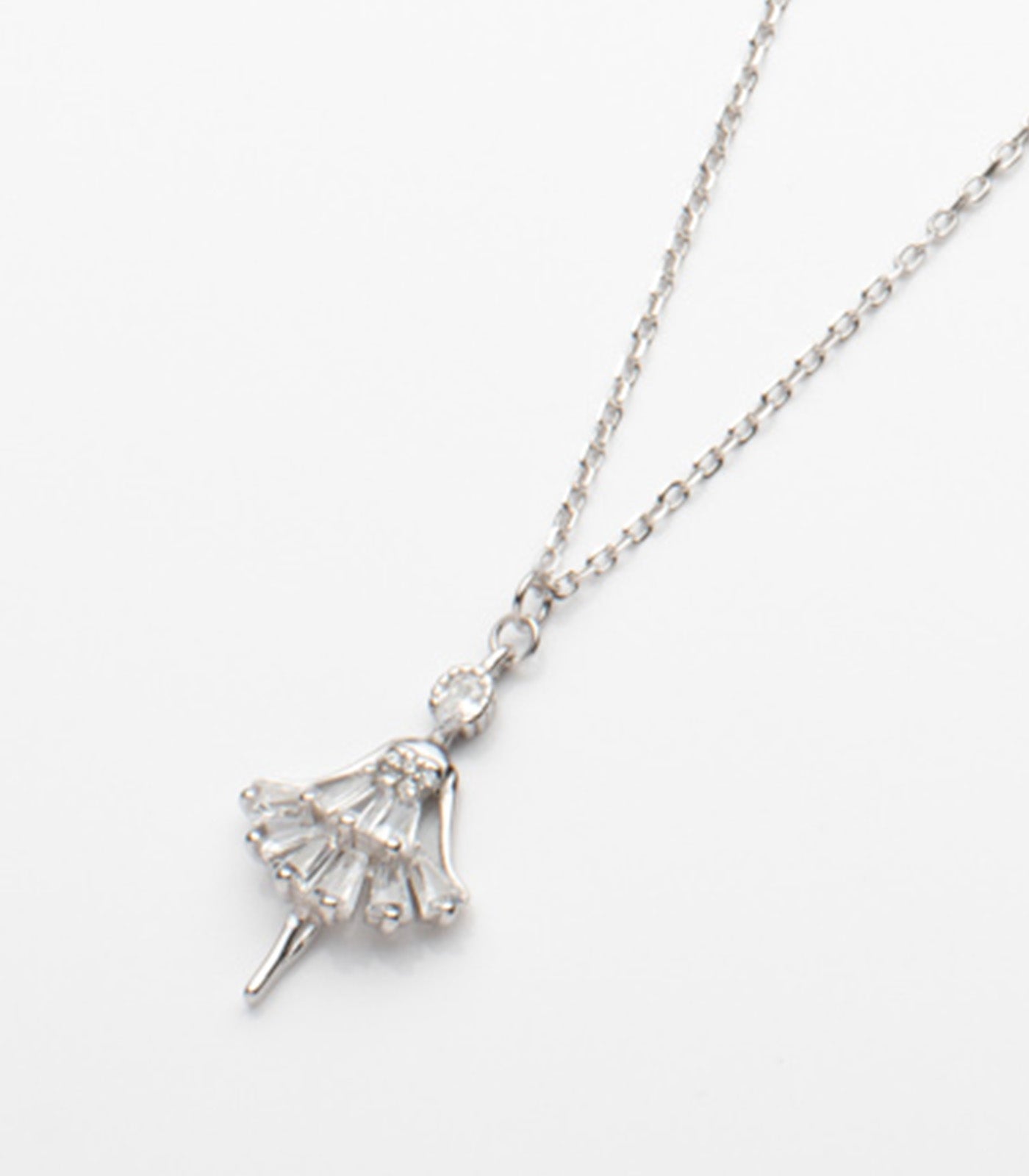 Cute Doll Necklace (Silver)