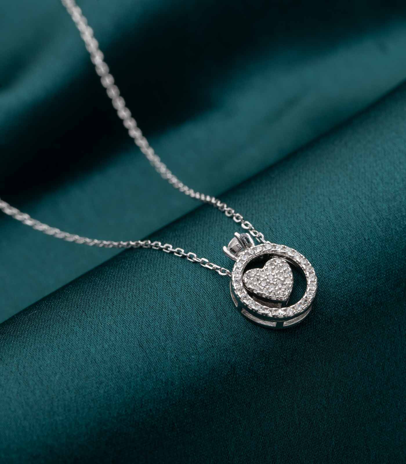 Heart Necklace (Silver)