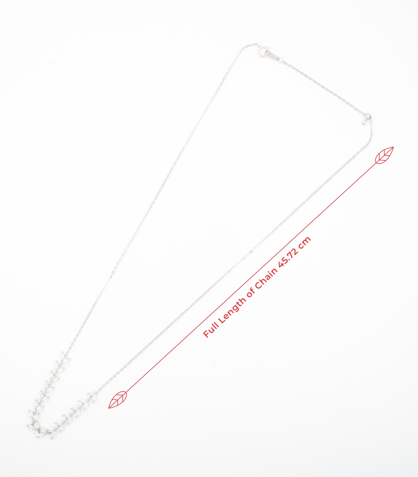 Garland Of Leaves Necklace (Silver)