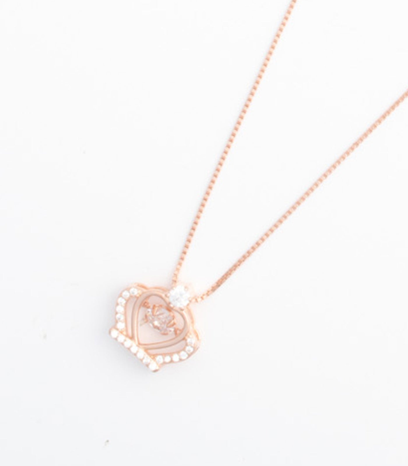 Rose Gold Crown Shaped Necklace (Silver)