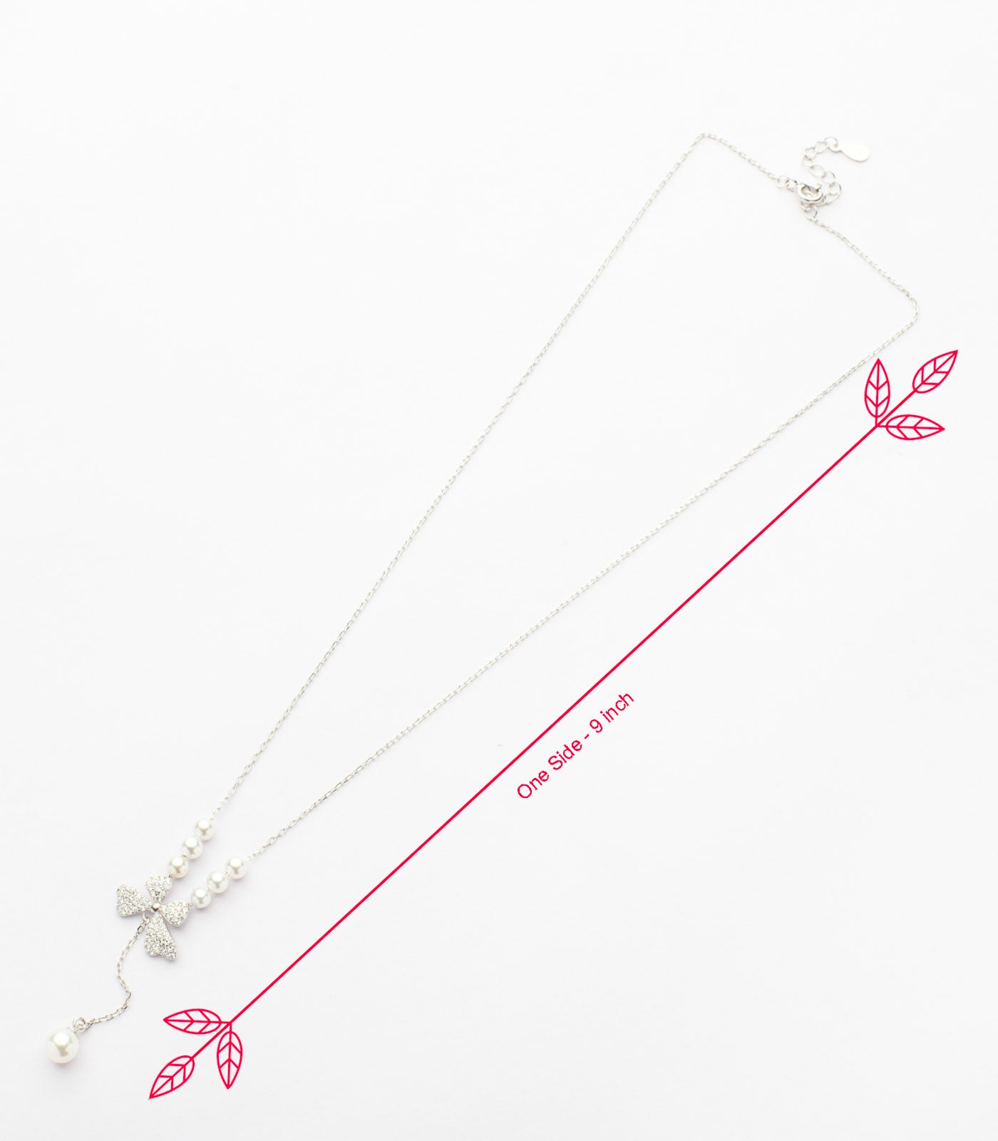 Quadra Pearl's Necklace (Silver)