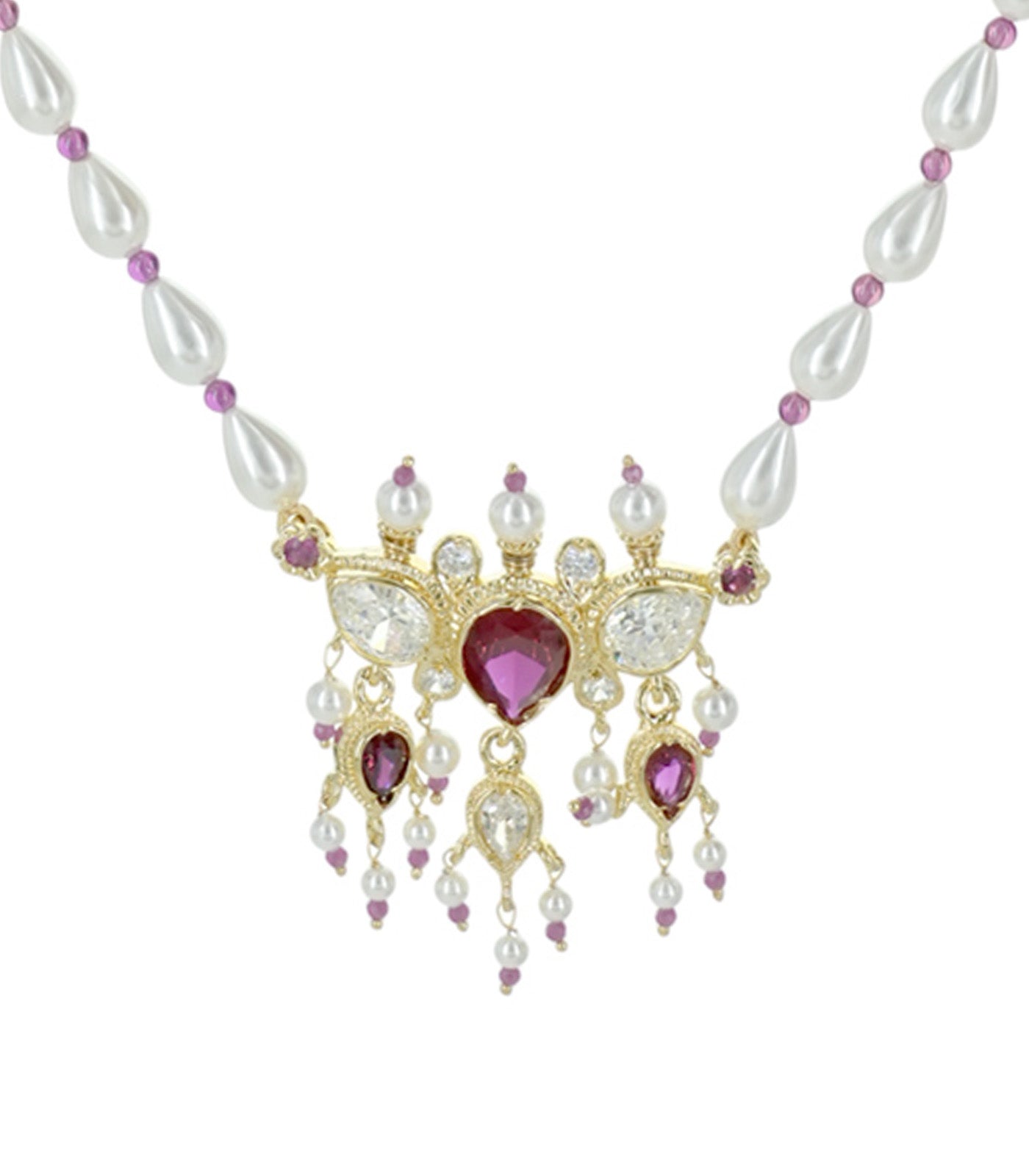 Silver Single Moti Mala Tanmani SET