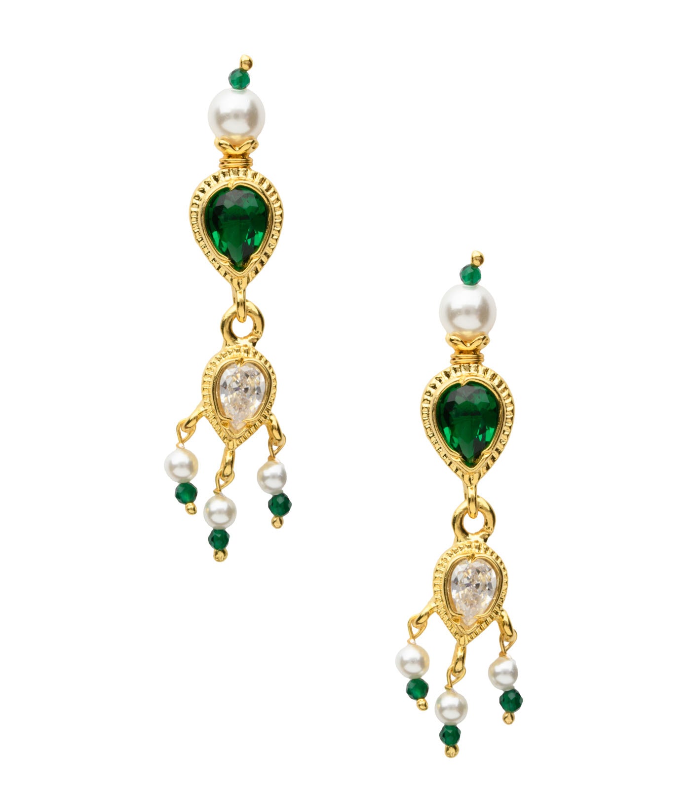 Silver Single Moti Mala Tanmani Set