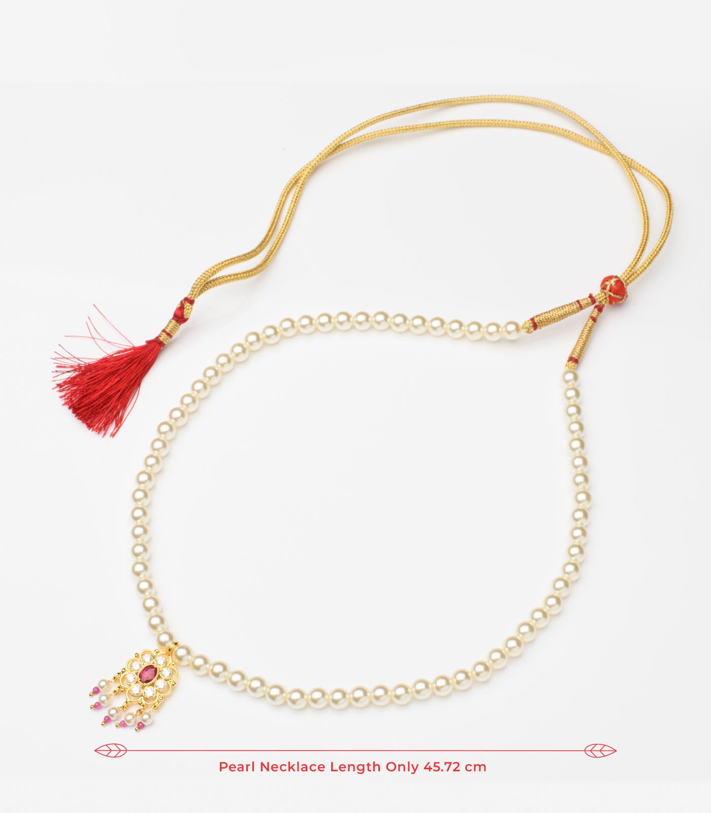 Silver Moti Necklace SET