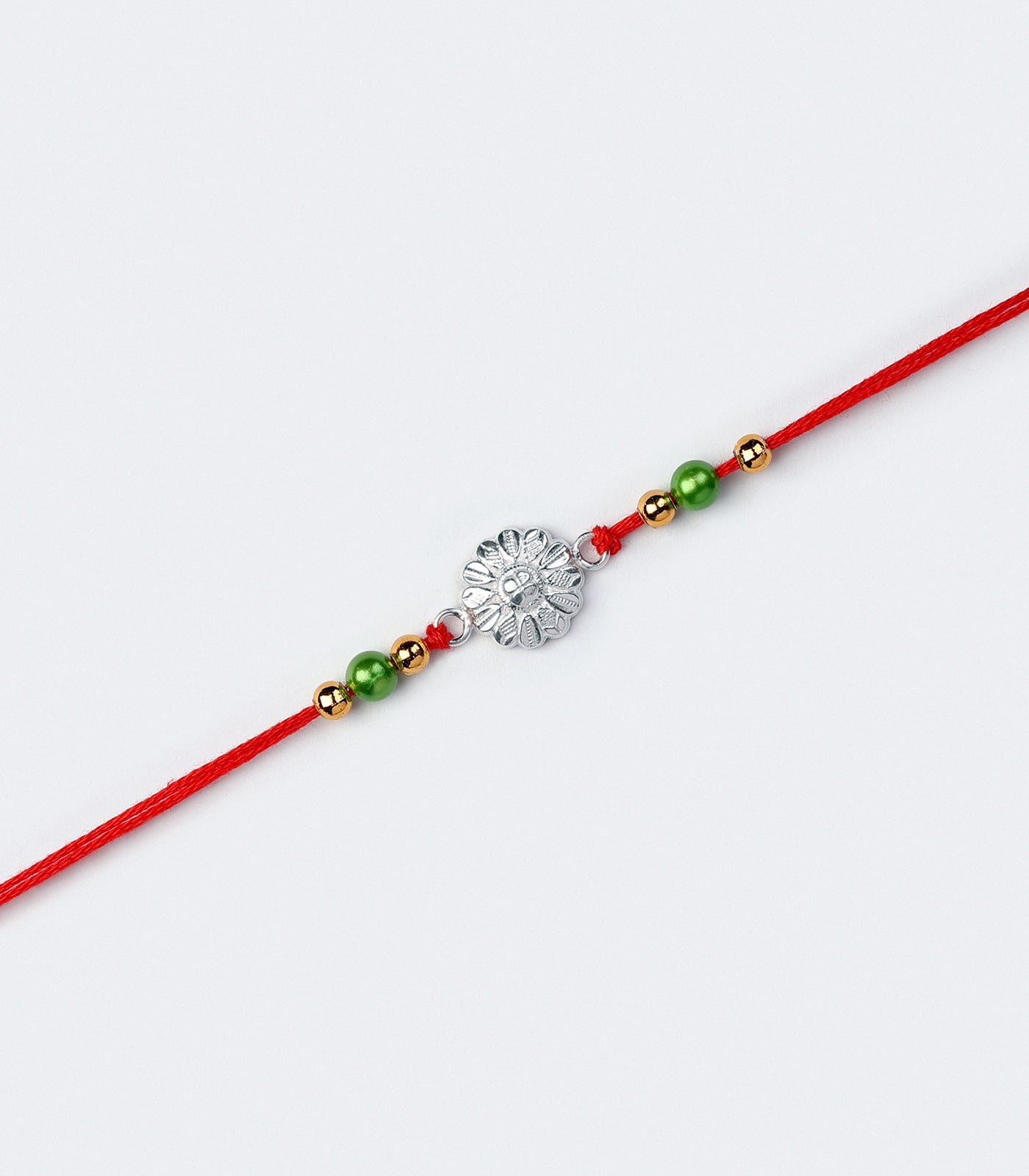 Silver Radiant Rakhi