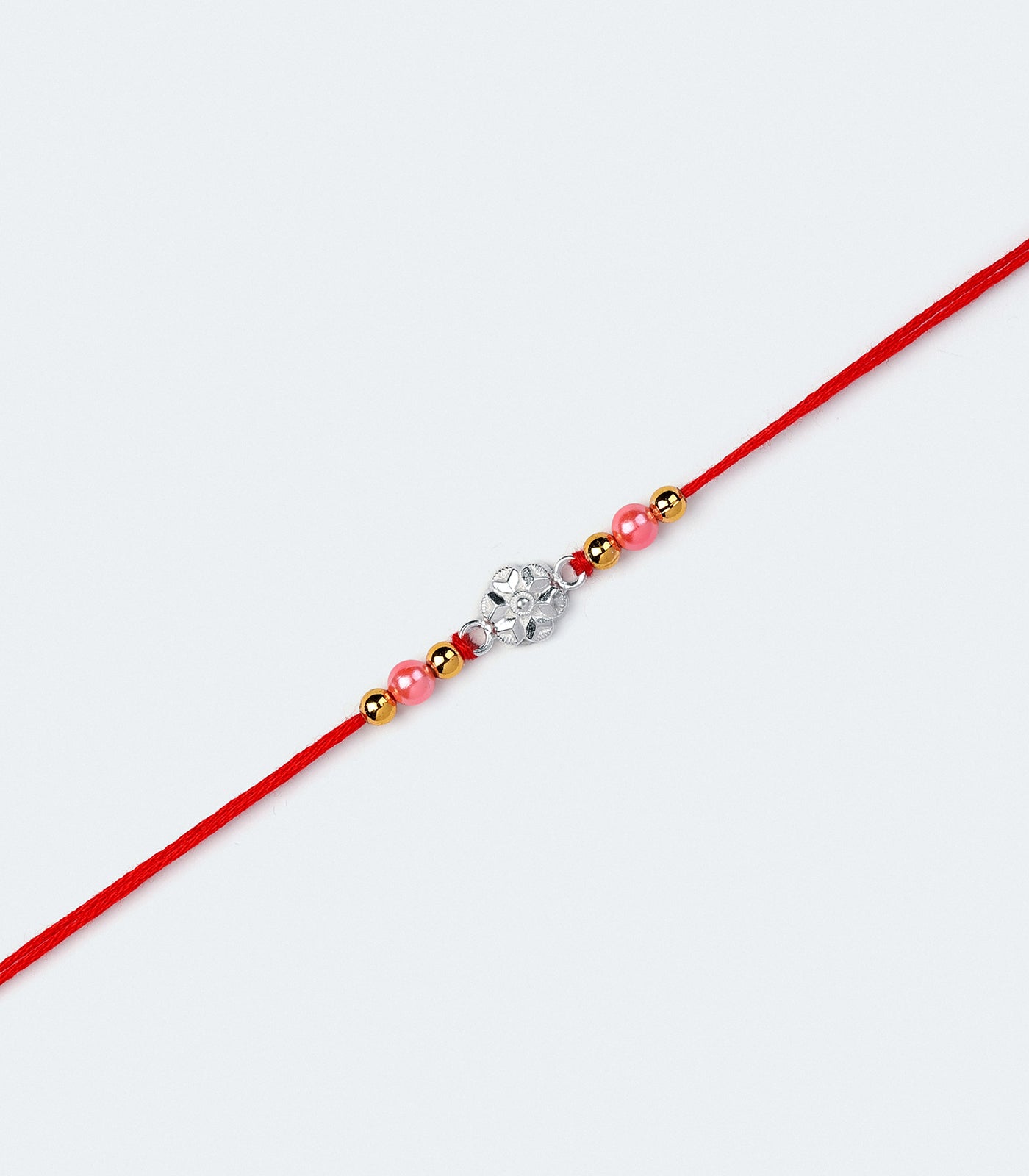 Silver Star Shaped Divine Rakhi
