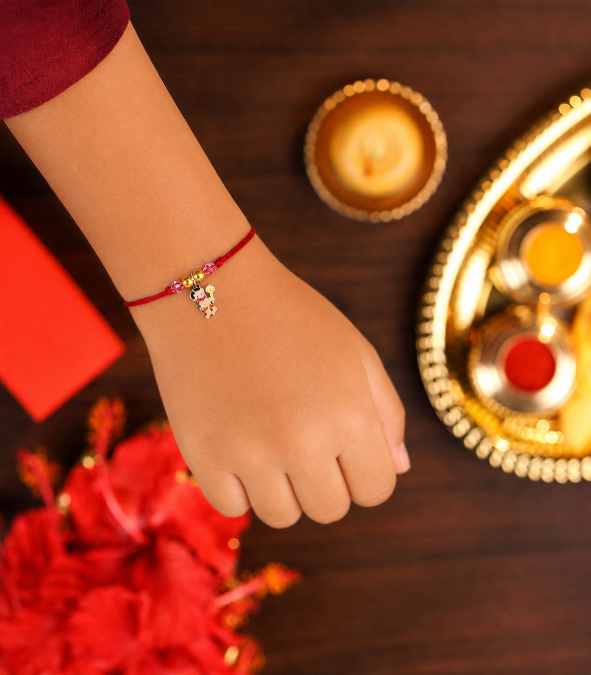 Silver Bal Hanuman Rakhi
