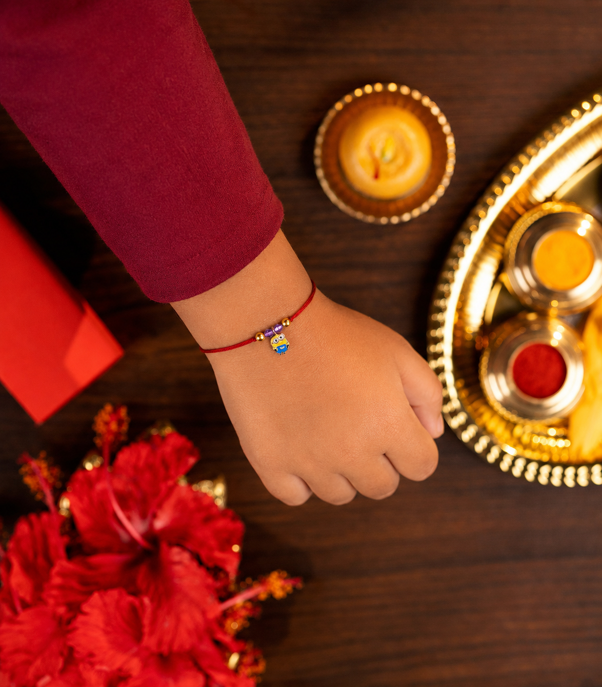 Silver Minion Rakhi