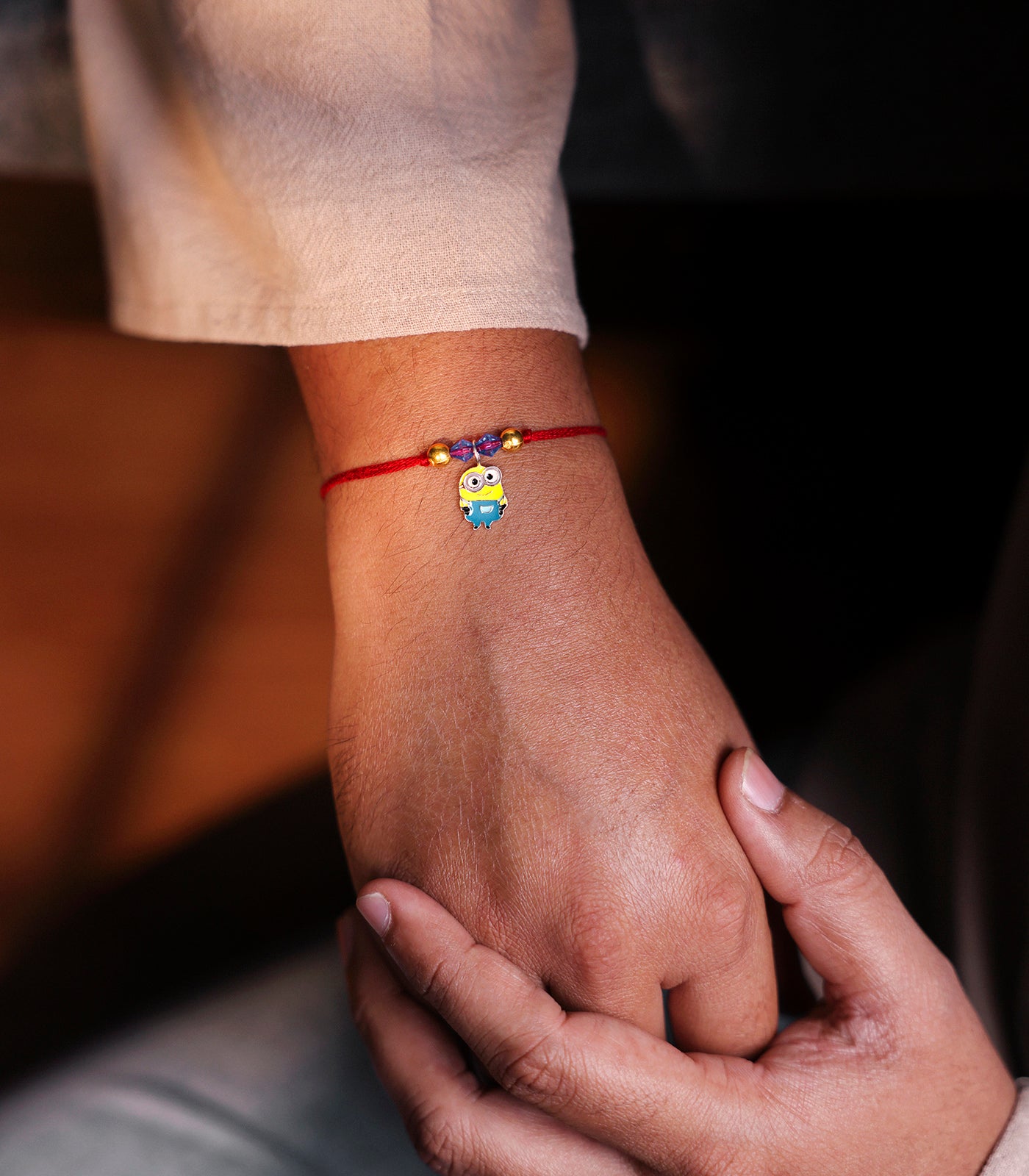 Silver Minion Rakhi