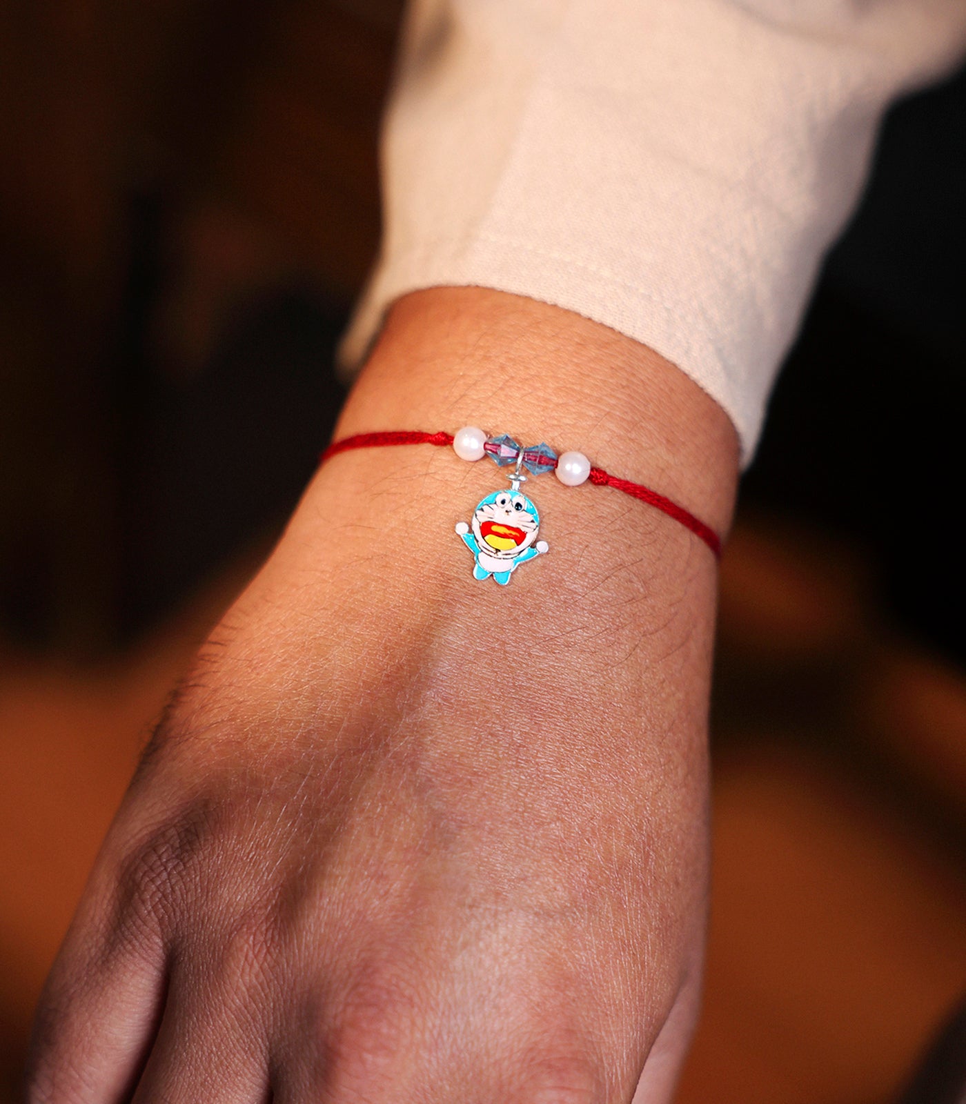 Silver Doreamon Rakhi