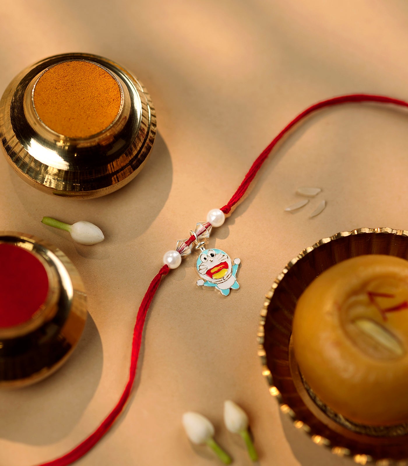 Silver Doreamon Rakhi