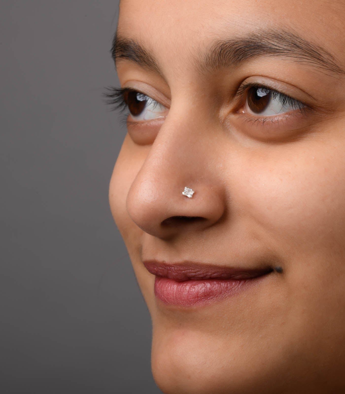 Silver Simple Nose Pin