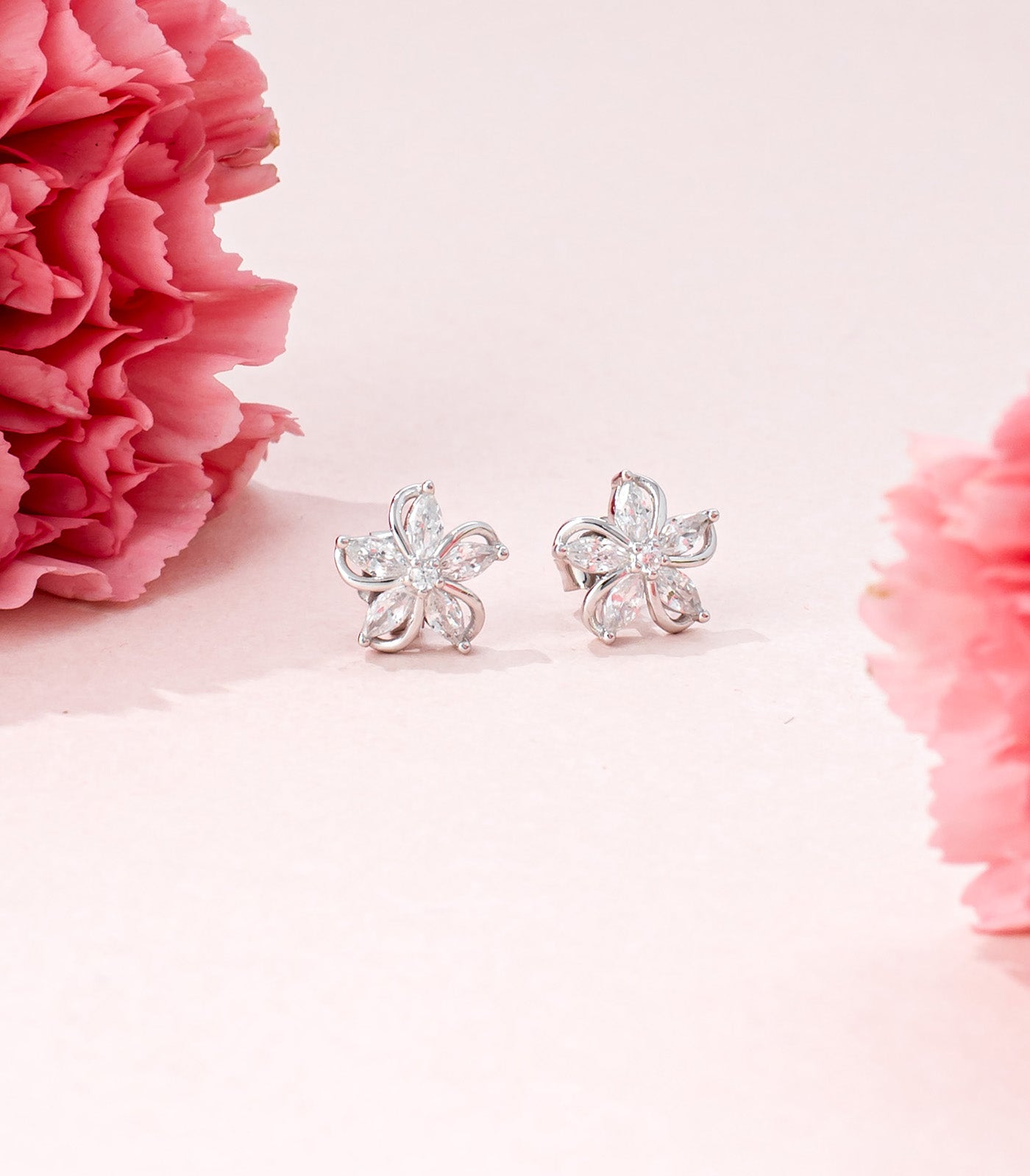 Crystal Star Tops (Silver)