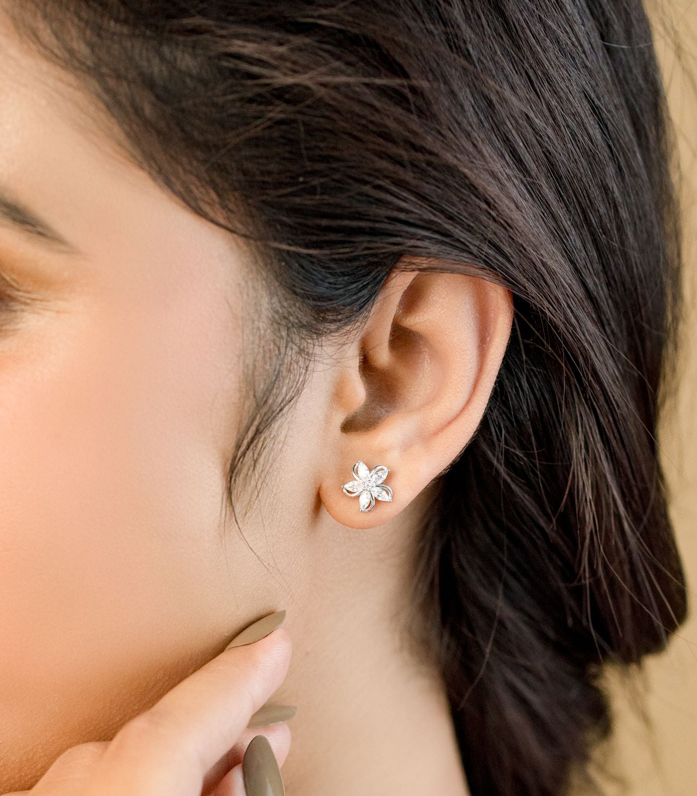 Crystal Star Tops (Silver)