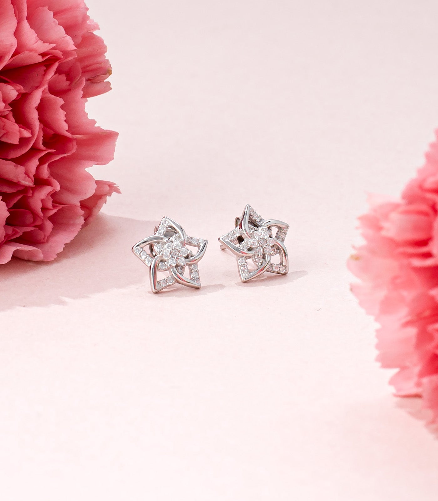 Shiny Crystal Star Tops (Silver)