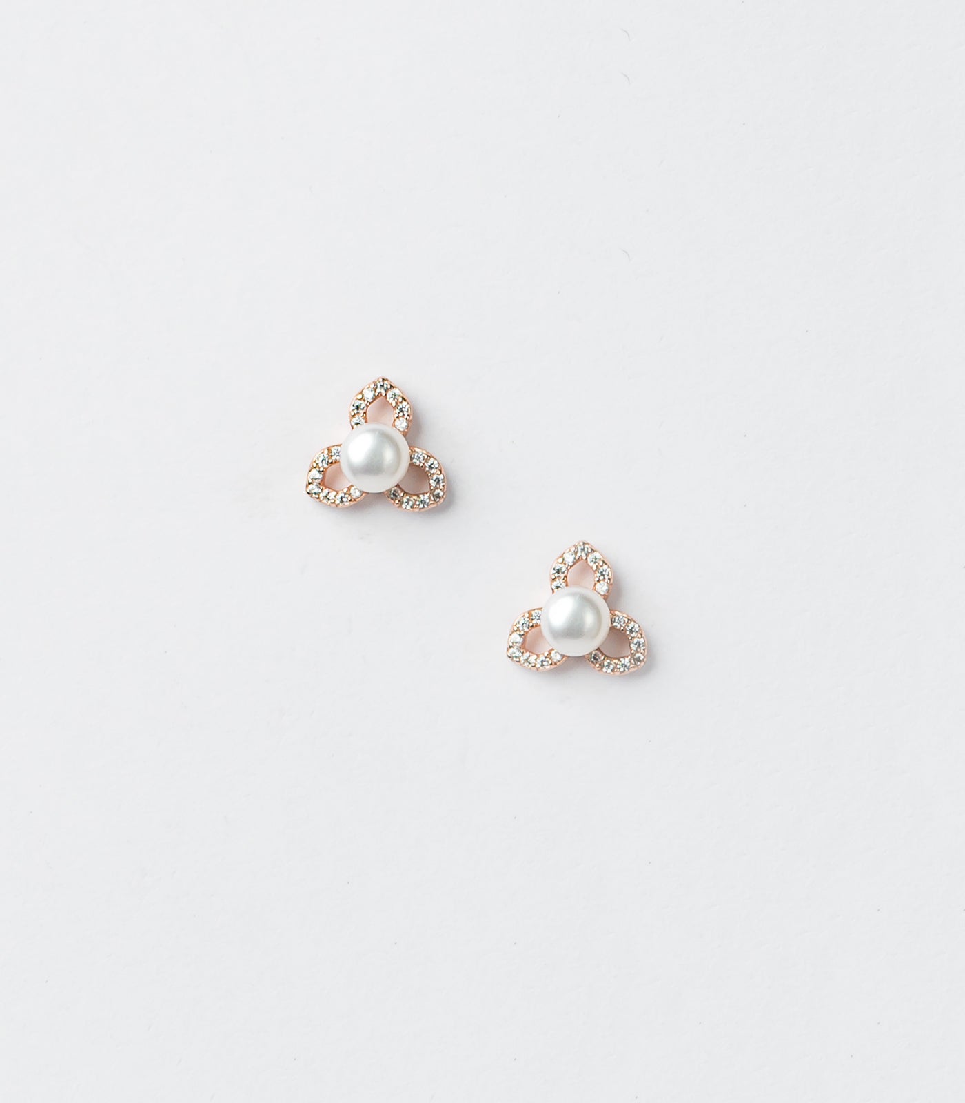 Rose Gold Pearl Triplet Tops (Silver)