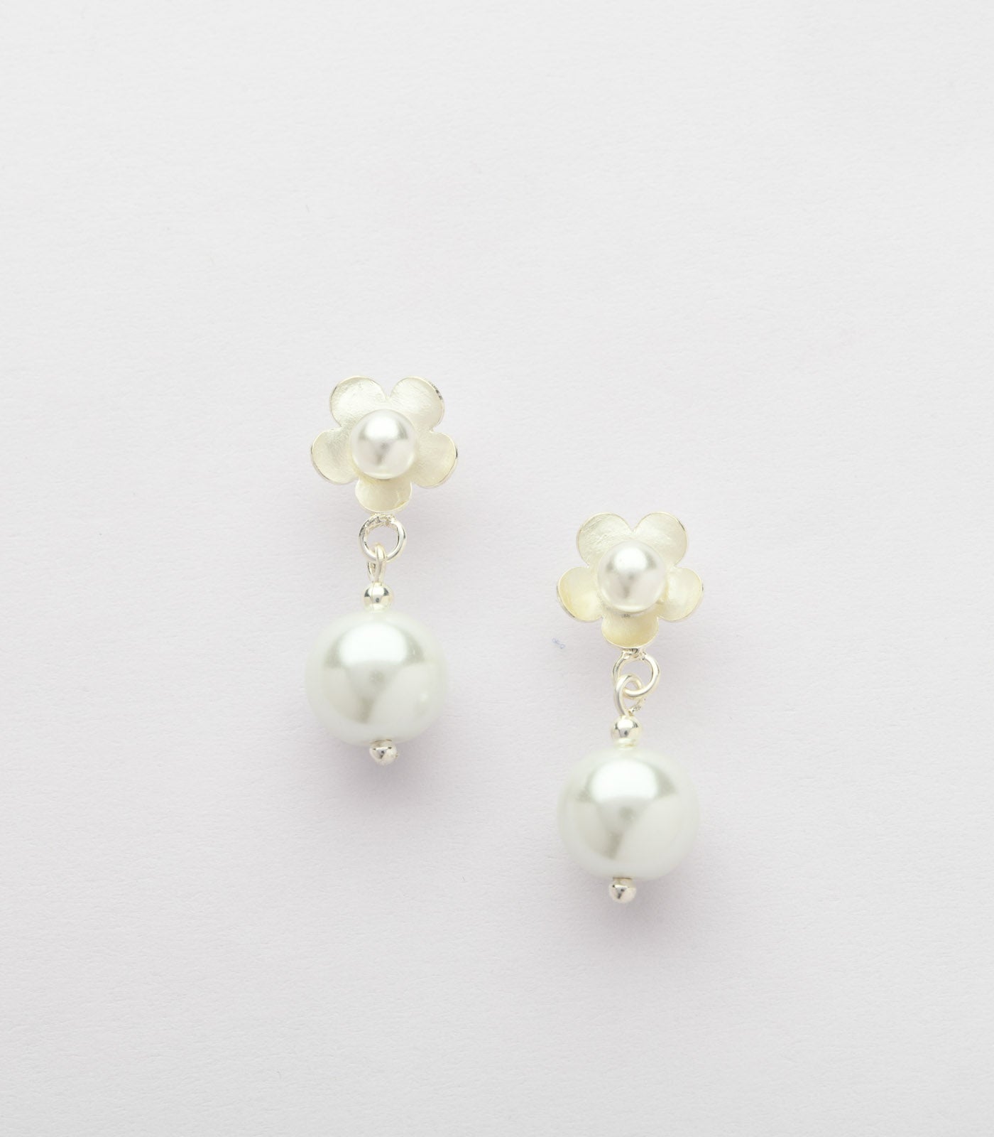 Pearl Bloom Tops (Silver)