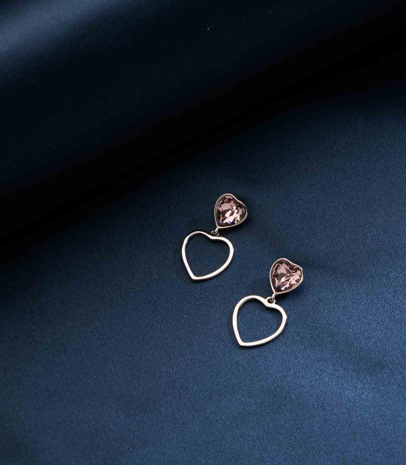 Everyday Heart Earrings (Silver)