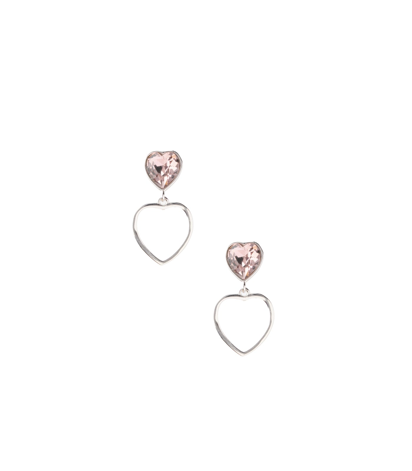 Everyday Heart Earrings (Silver)