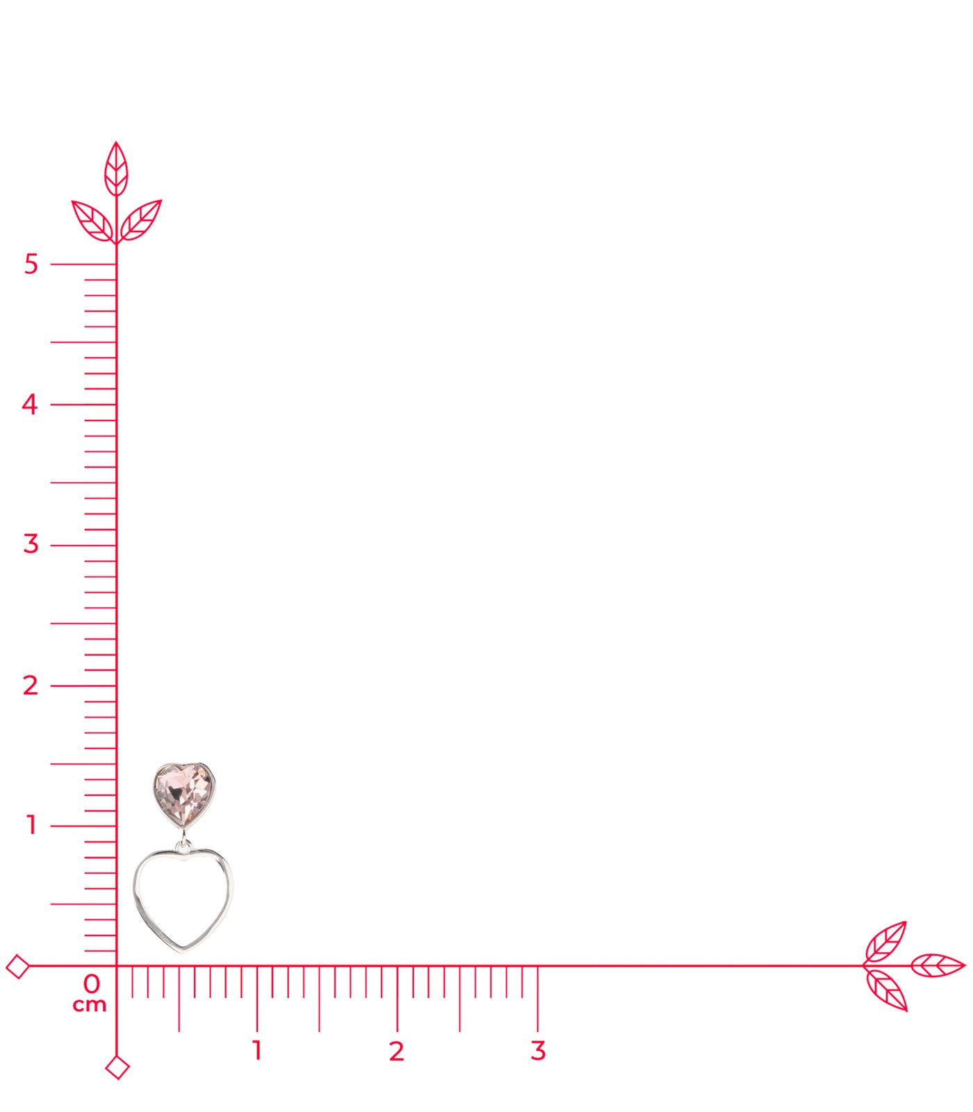 Everyday Heart Earrings (Silver)
