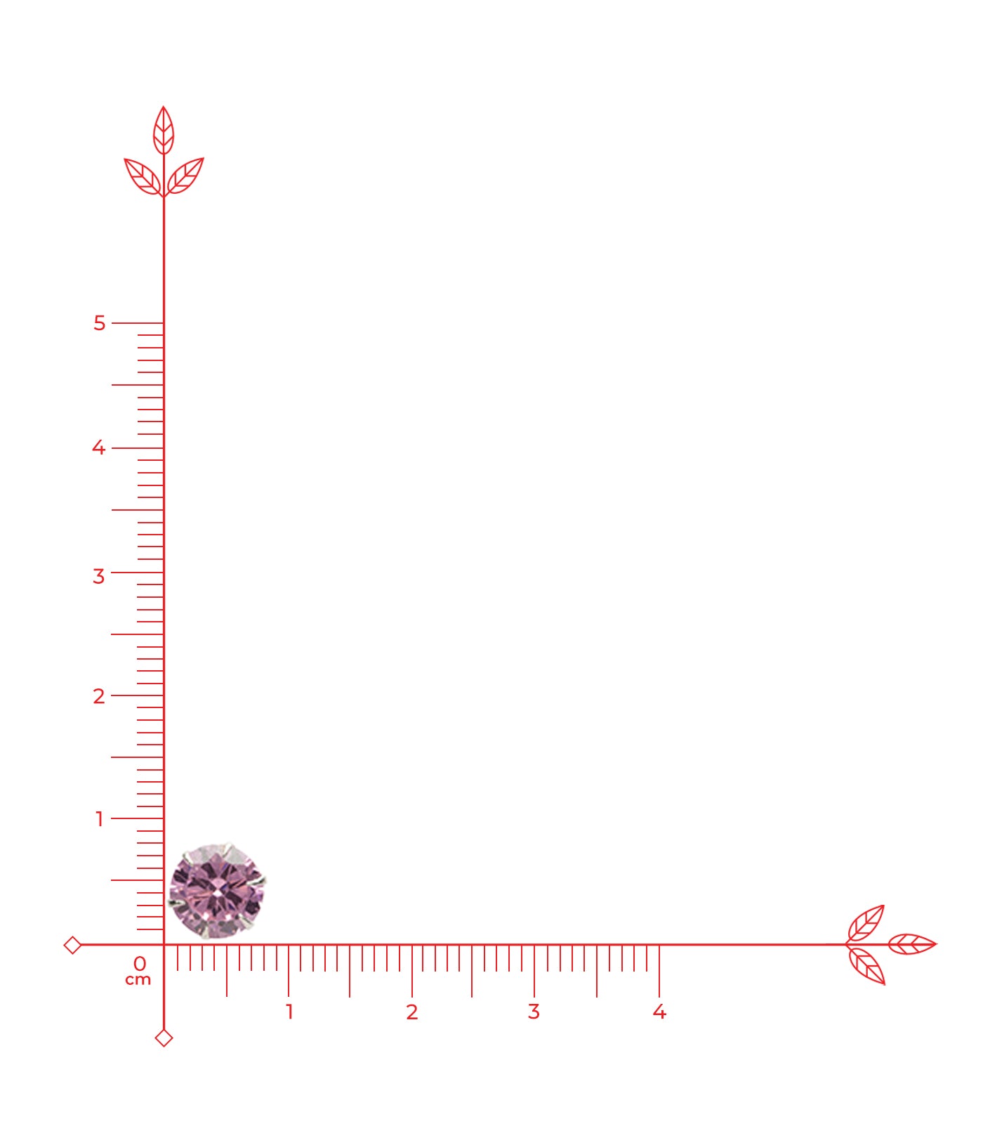 Pink Round Tops (Silver)