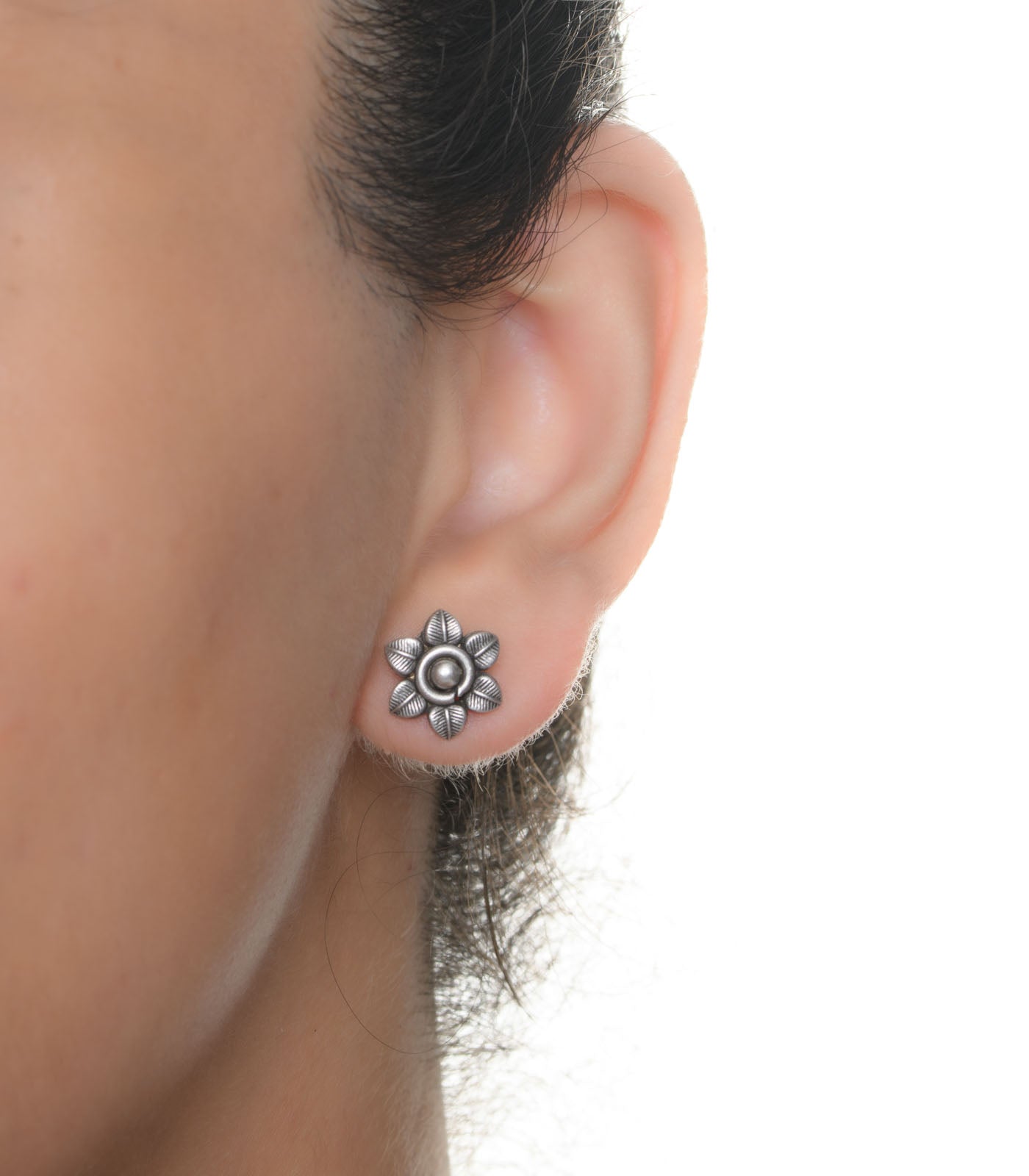 Antique Oxidised Tops (Silver)