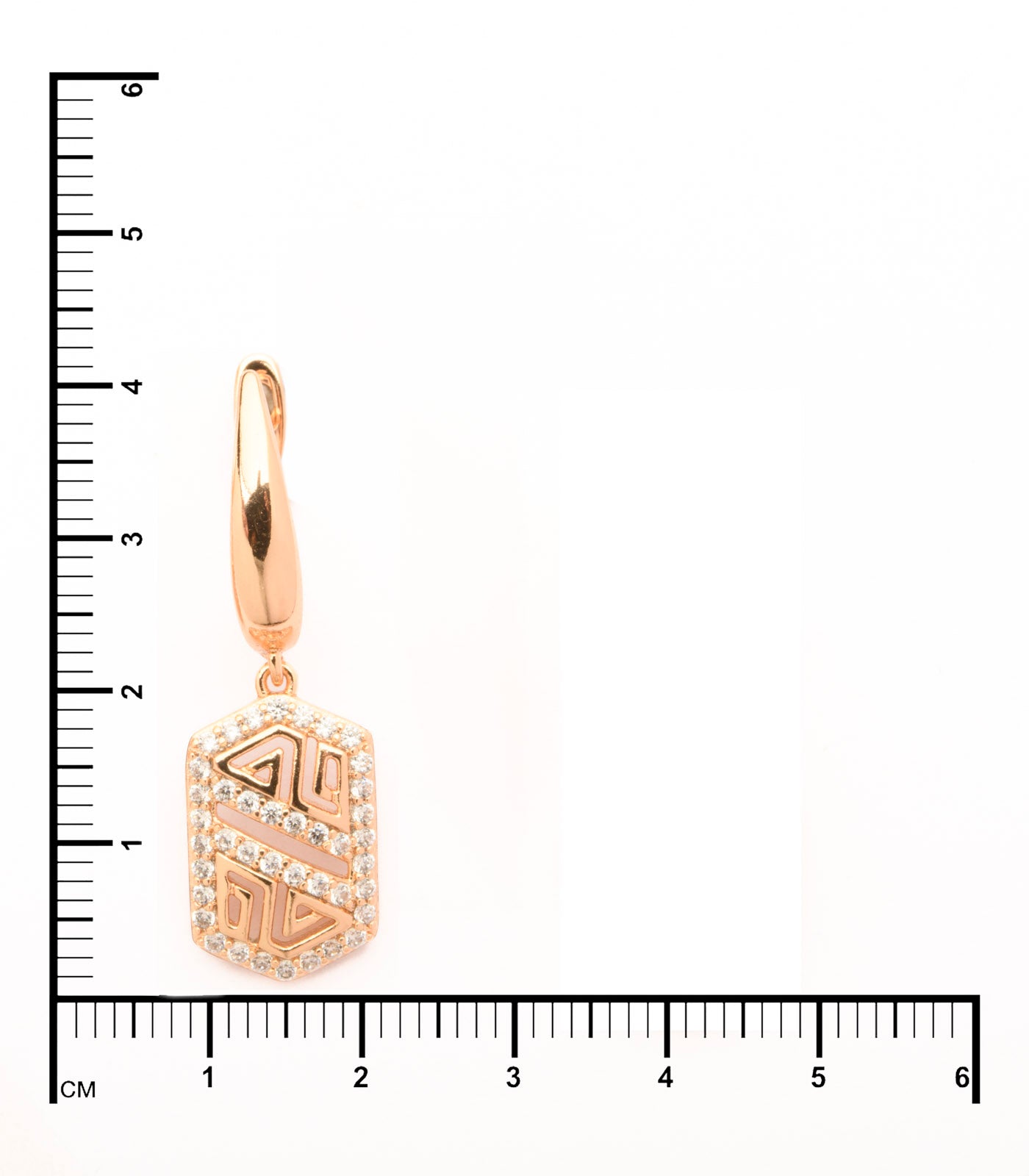 Fancy Brass Plate Of Engraved Patterns Earrings (Brass)