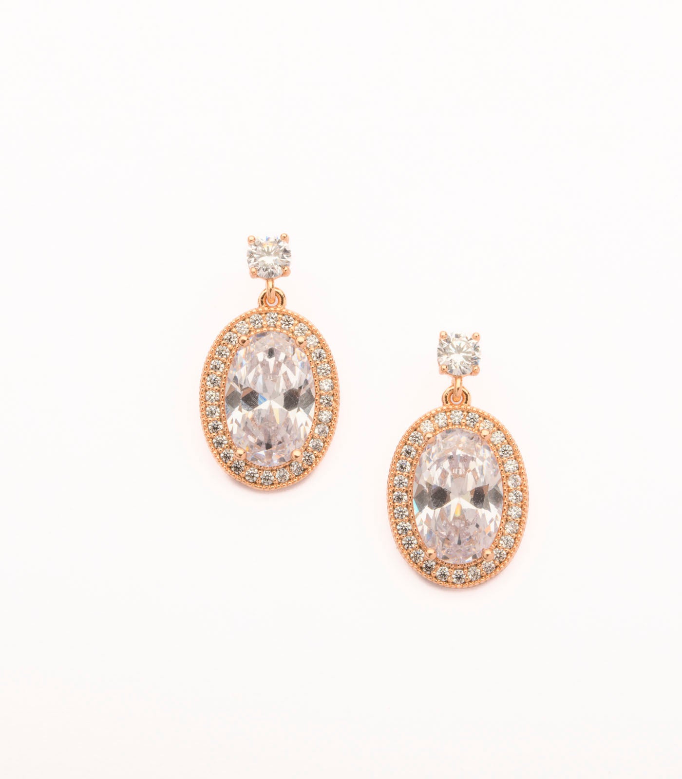Fashionable Hanging Gems Tops (Brass)