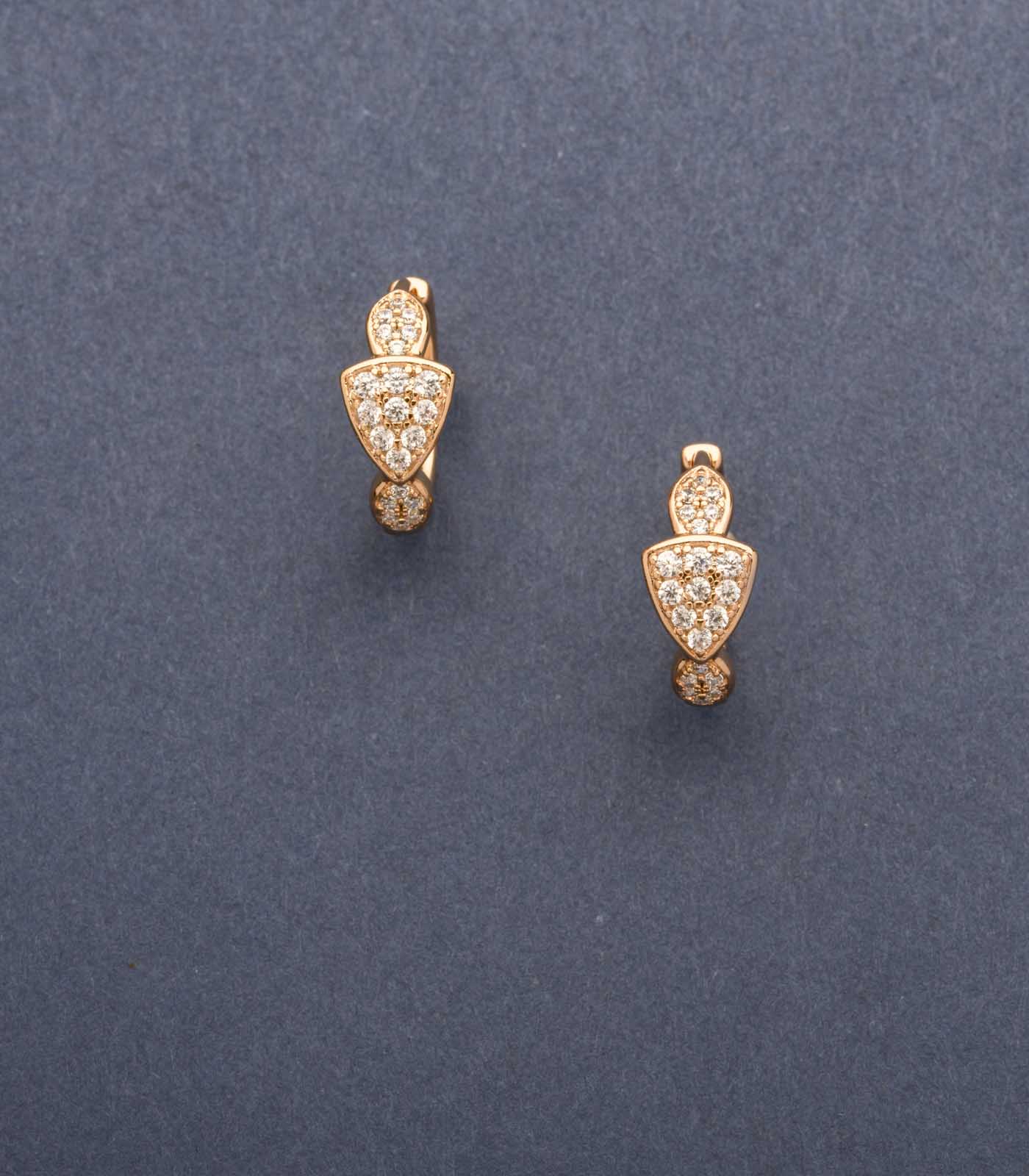 Fine Looking Beautiful Flowers Of Brass Earrings (Brass)