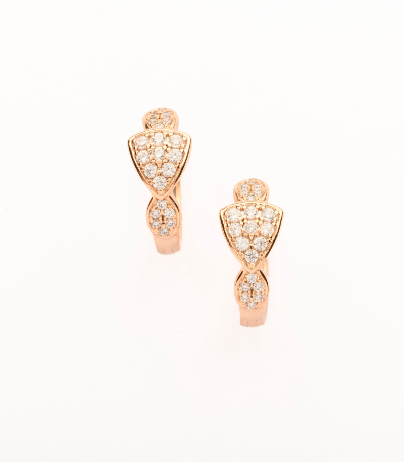 Fine Looking Beautiful Flowers Of Brass Earrings (Brass)
