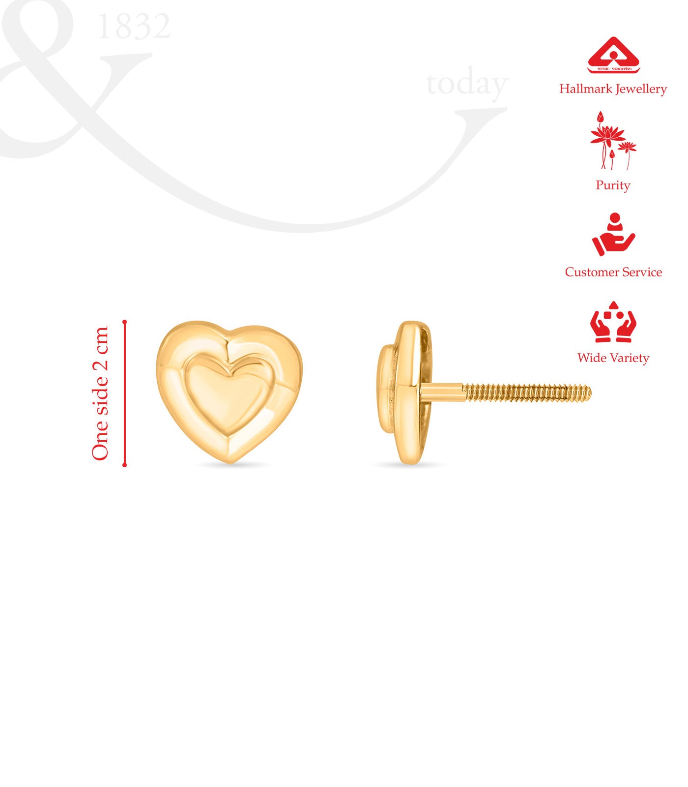 Radiant Hearts Gold Tops