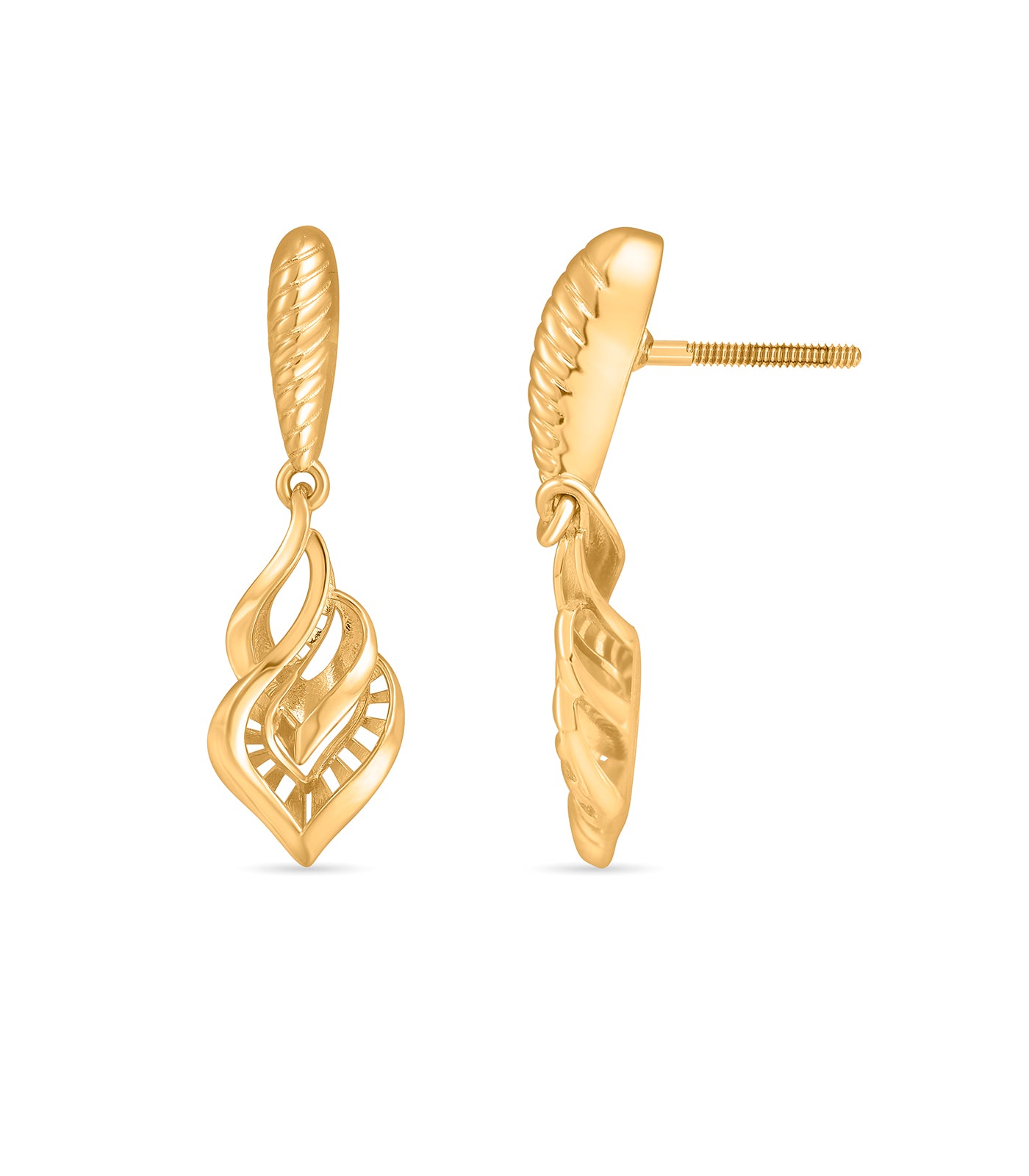 Twisted Swirls Gold Tops
