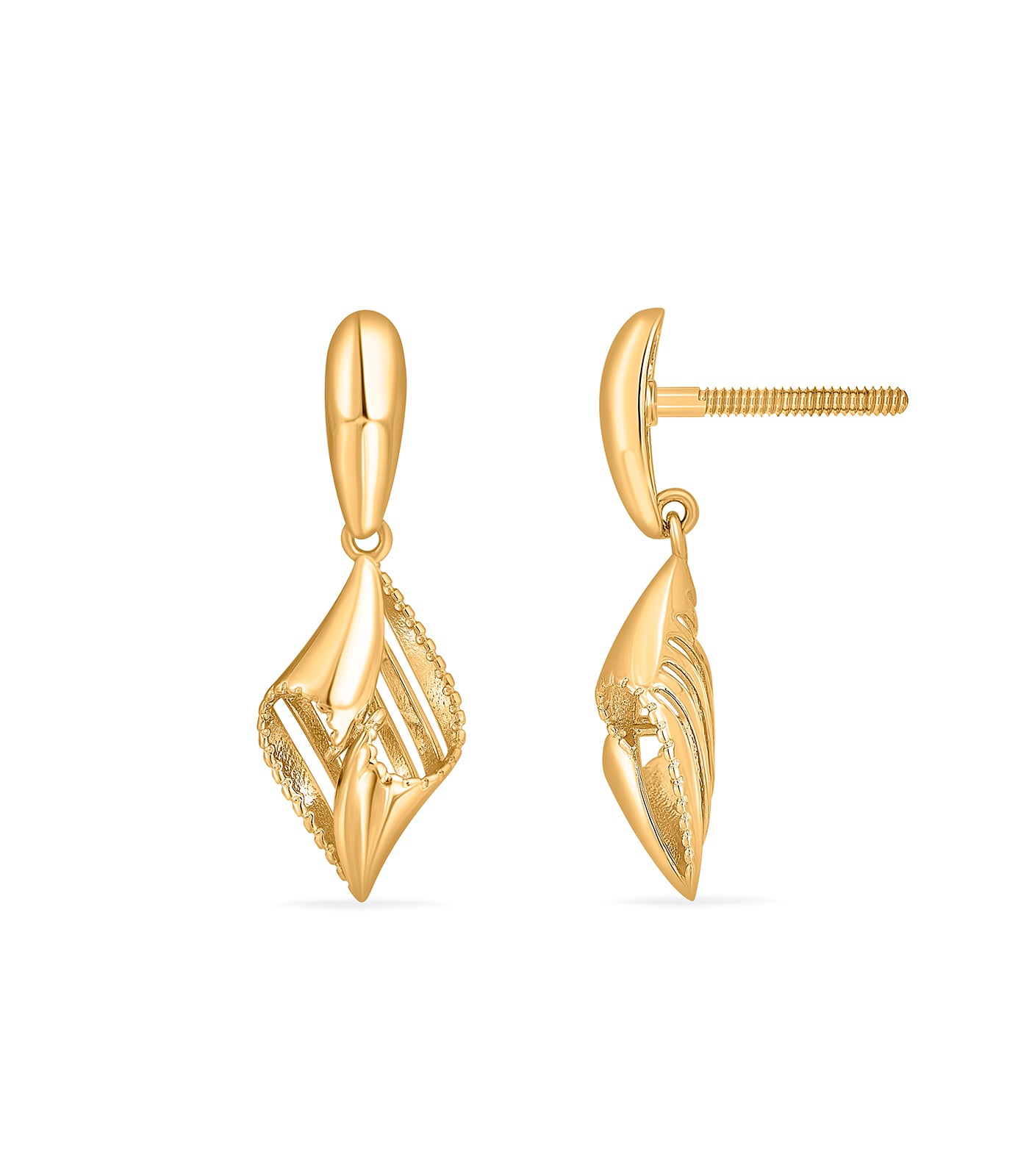 Layered Chevron Gold Tops