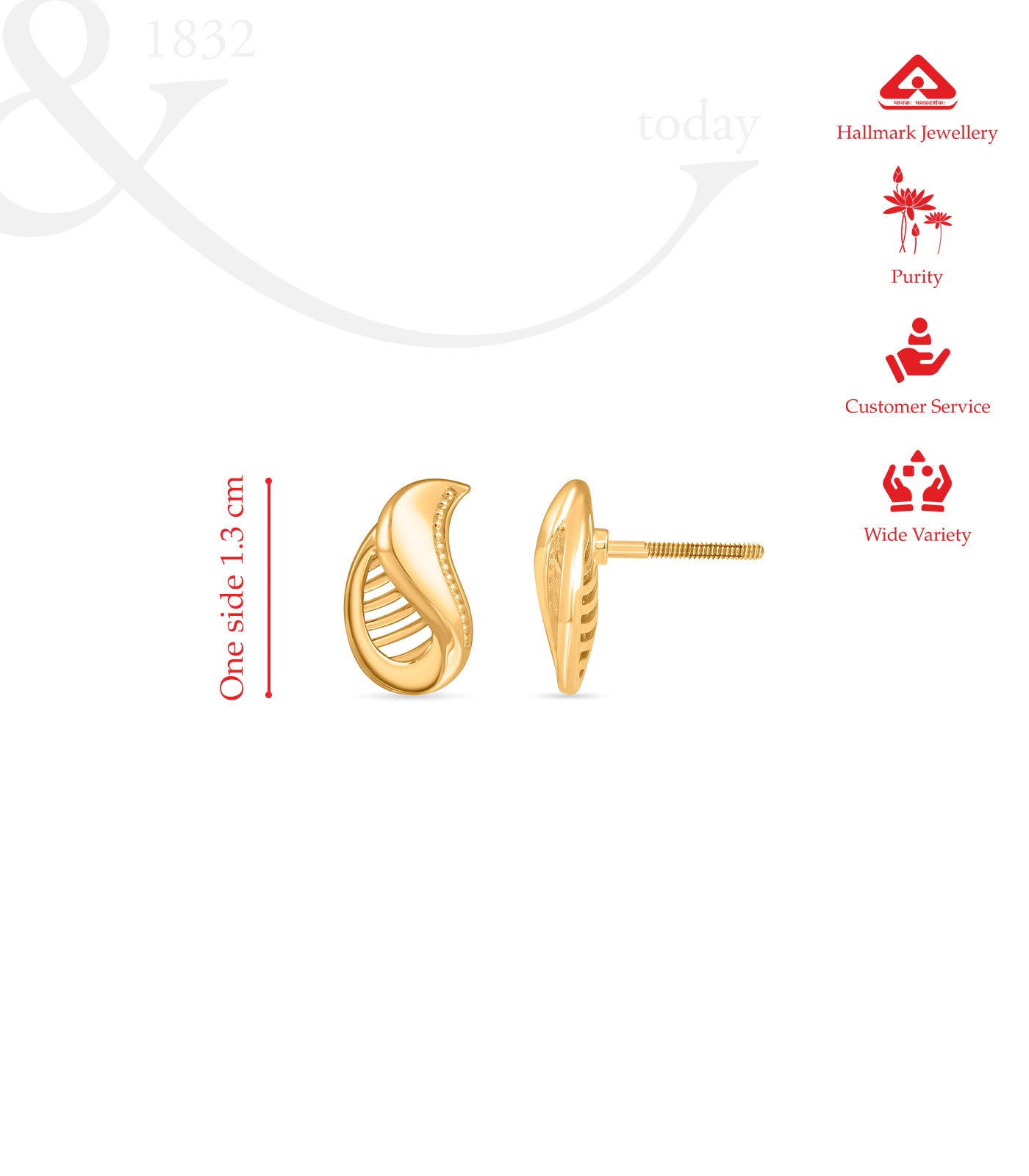 Elegant Drops Gold Tops