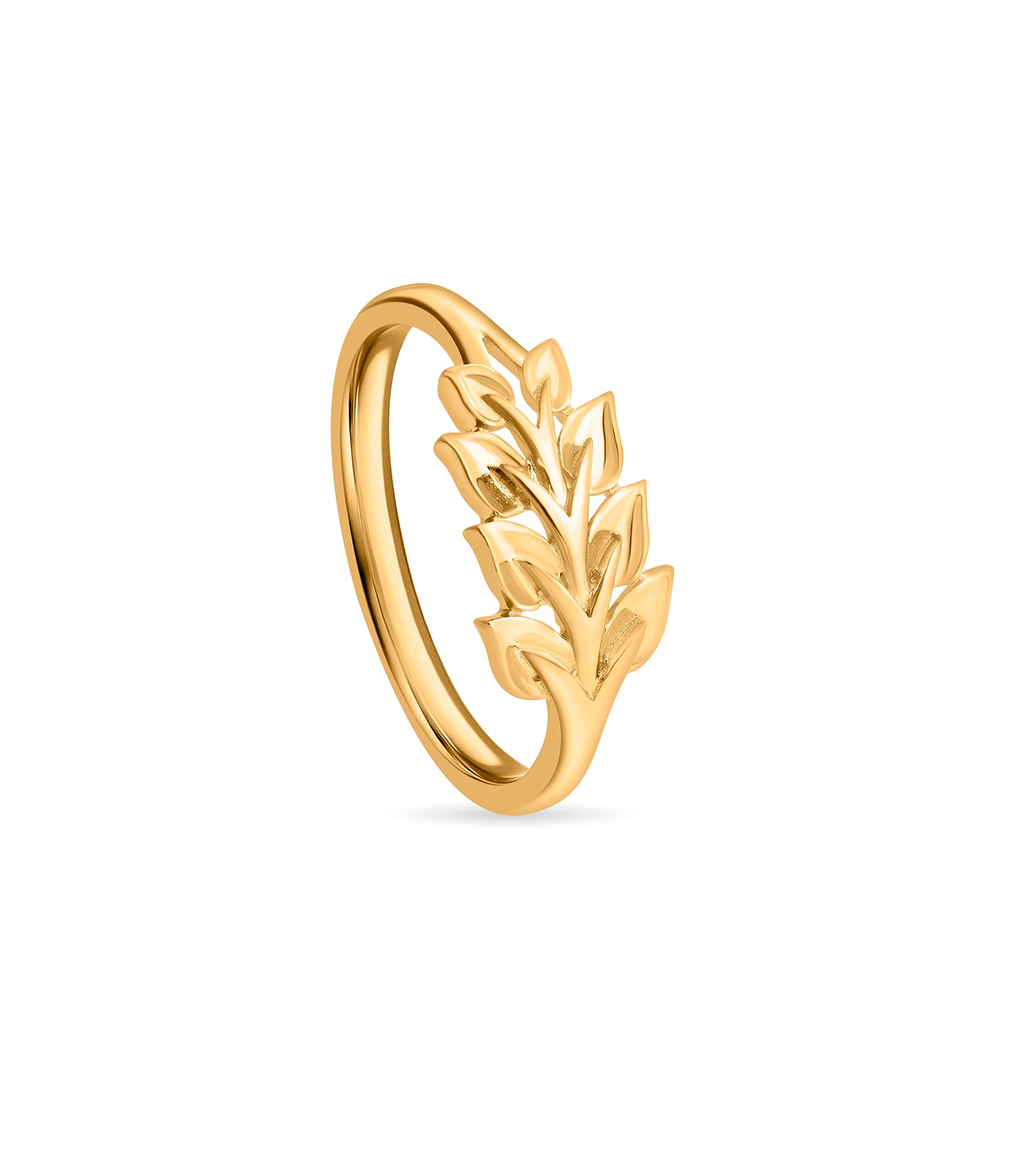 Blooming Glaze Gold Finger Ring