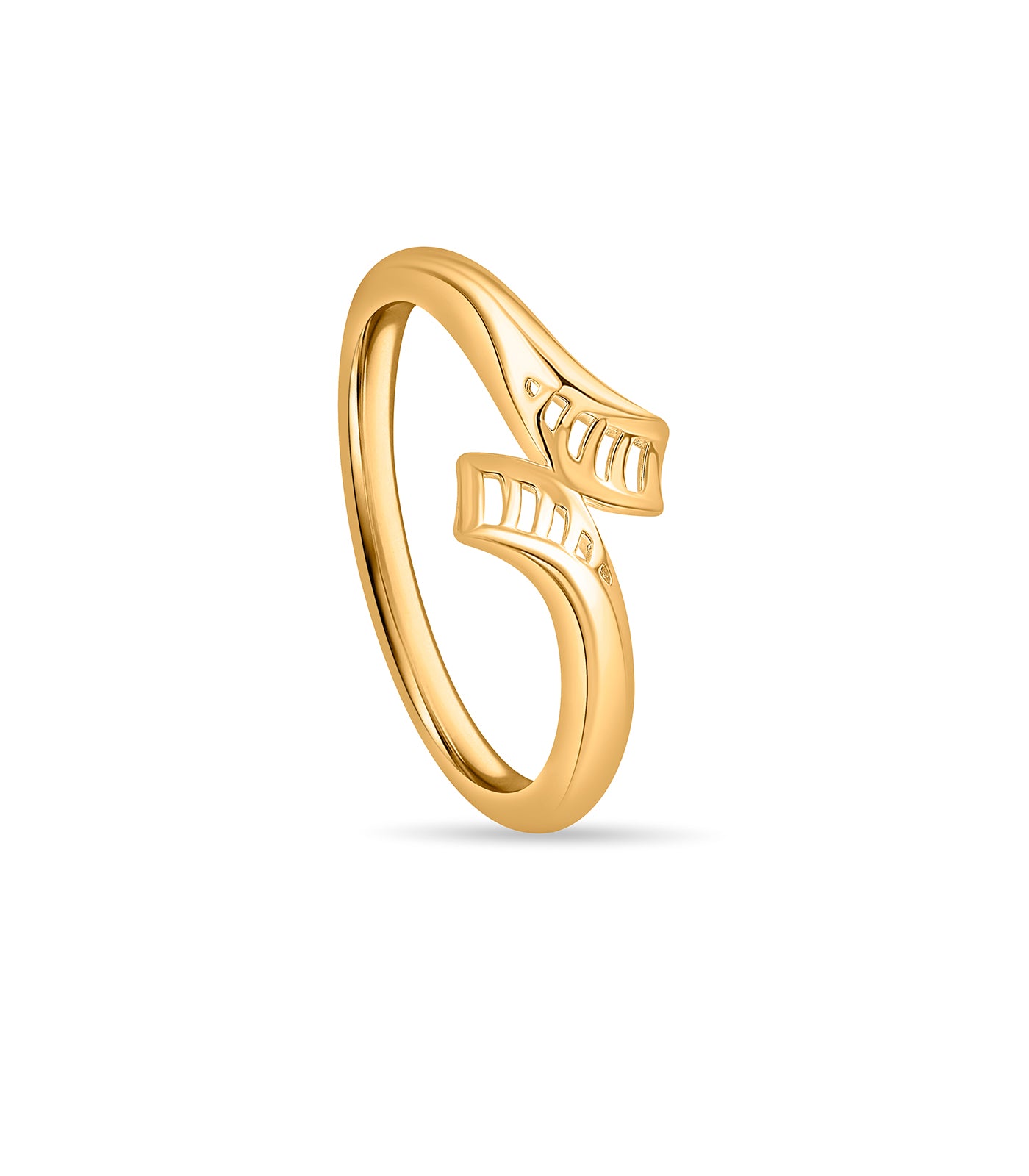 Elegant Edge Gold Finger Ring