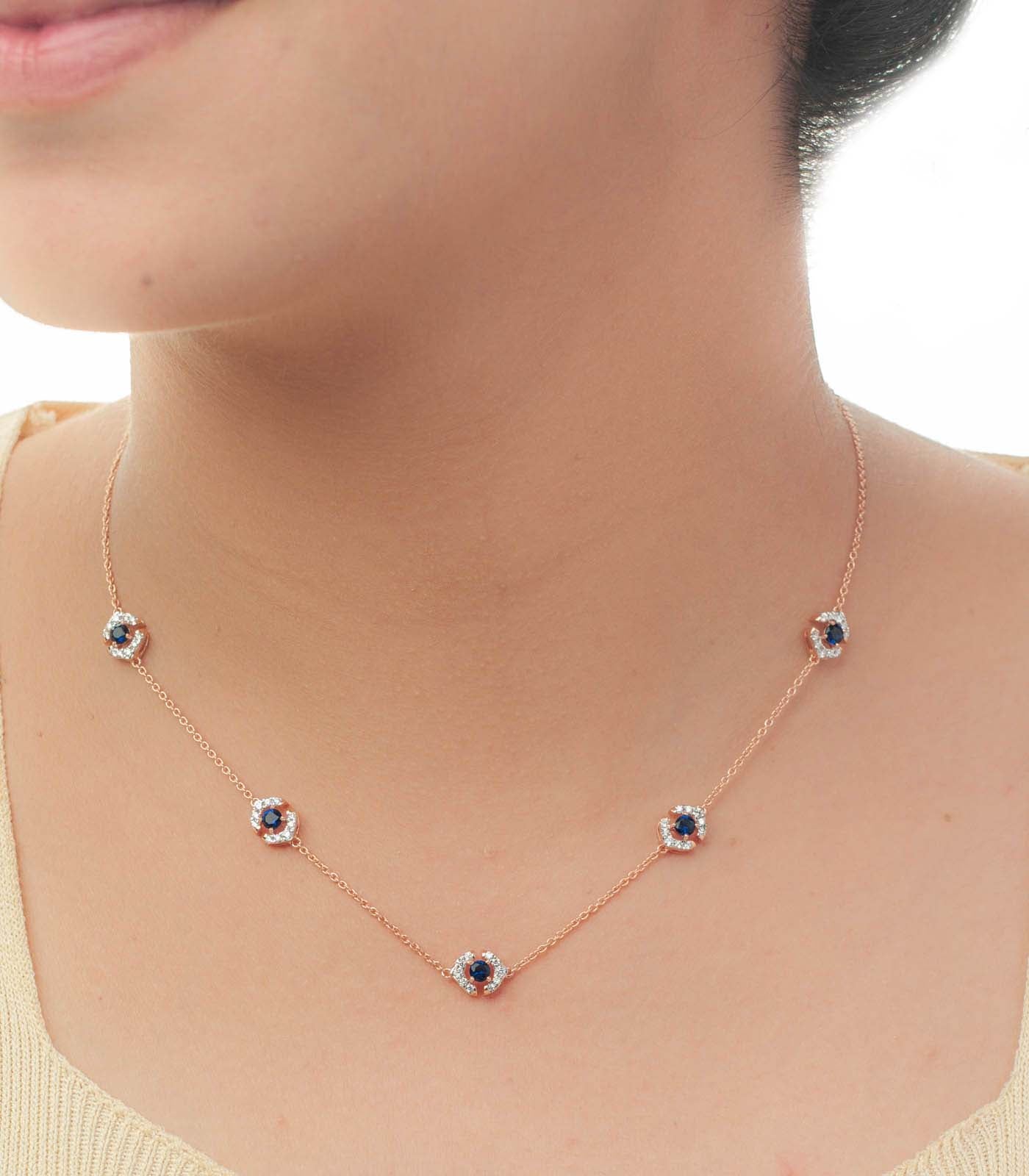 Diamond Droplets Necklace